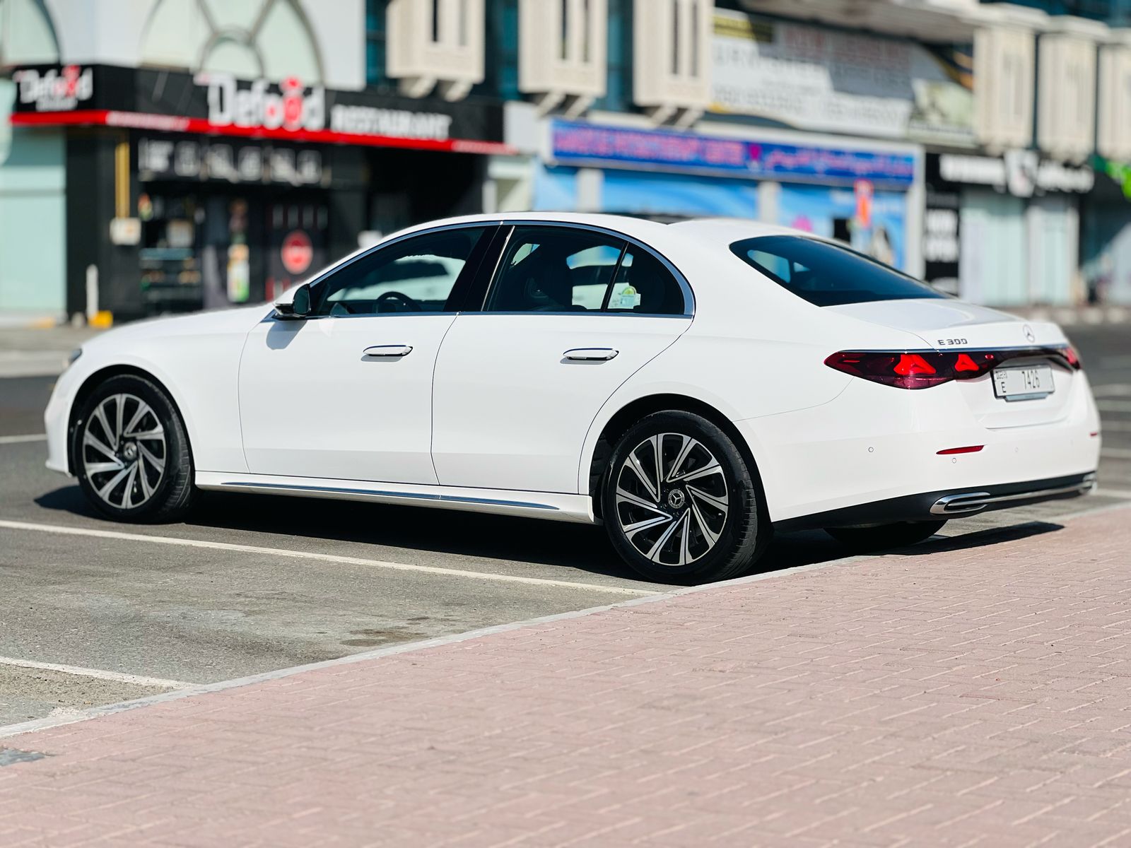 Rent a 2024 Mercedes-Benz E300 White in Dubai photo 6