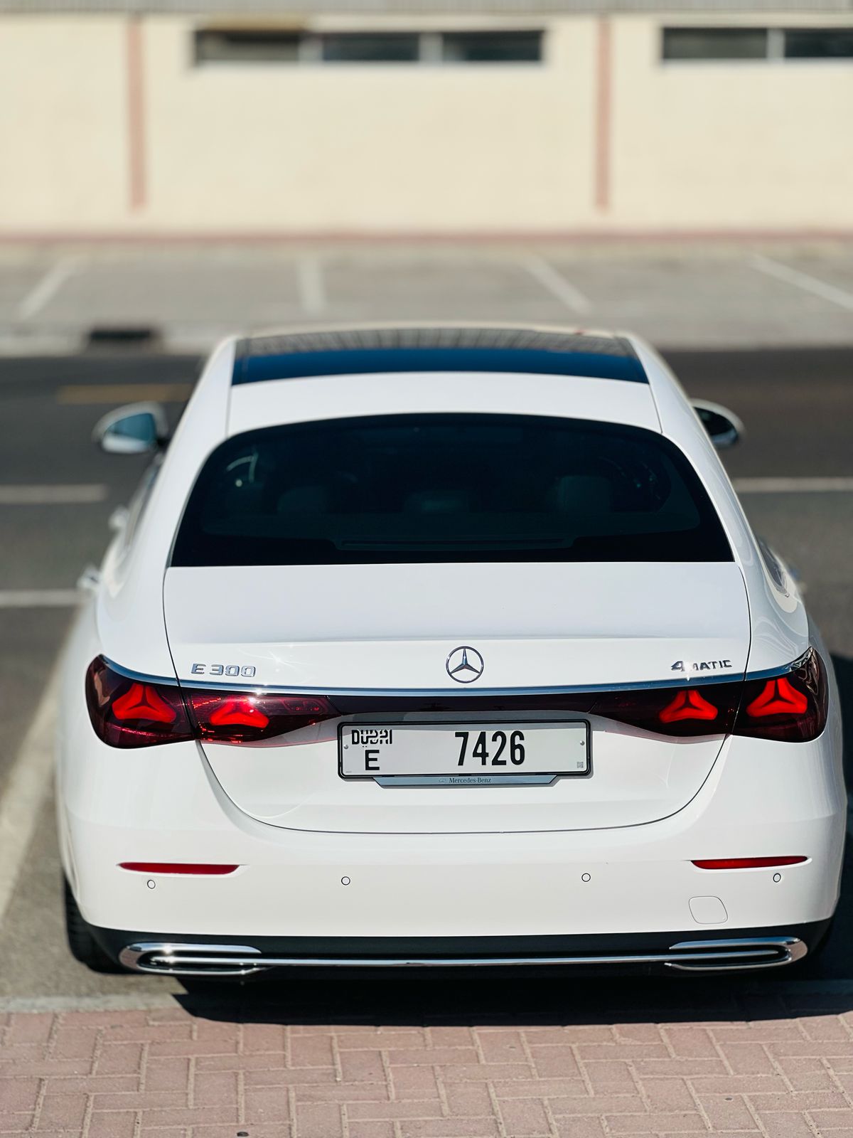 Rent a 2024 Mercedes-Benz E300 White in Dubai photo 7