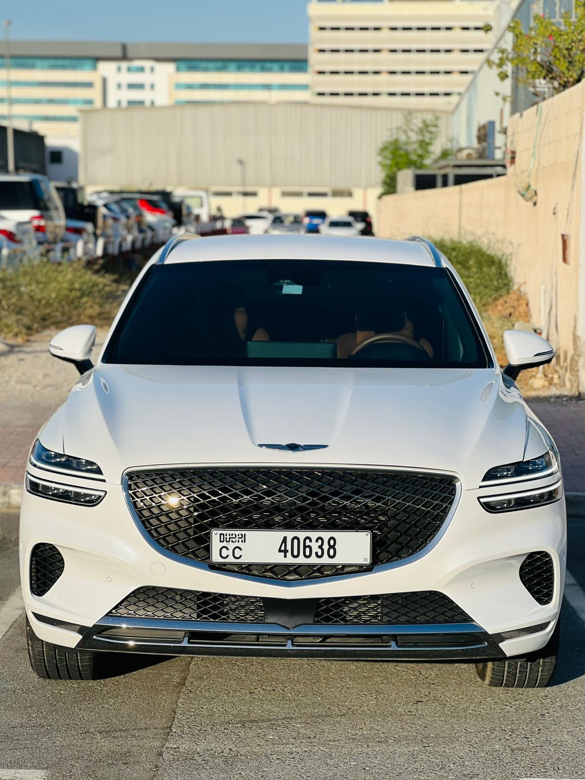 2024 Genesis GV70 White for Rent in Dubai photo 2