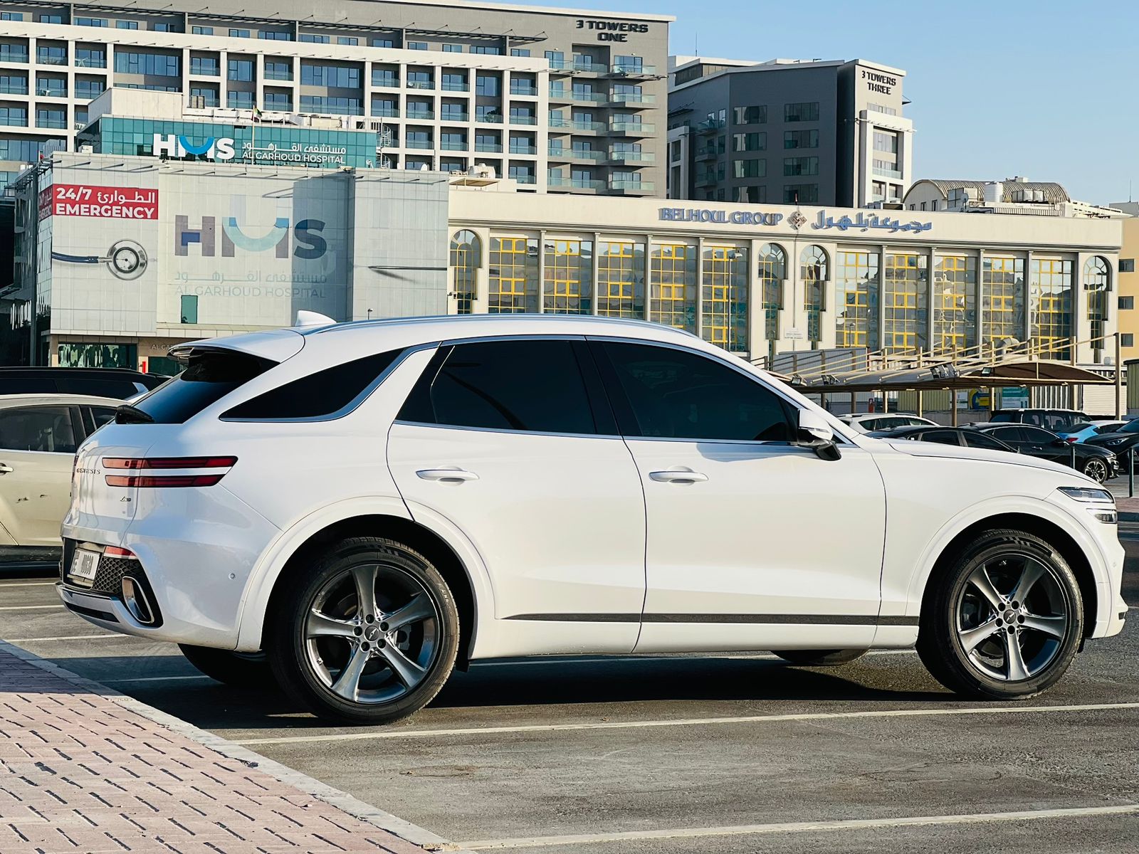 2024 Genesis GV70 White for Rent in Dubai photo 3