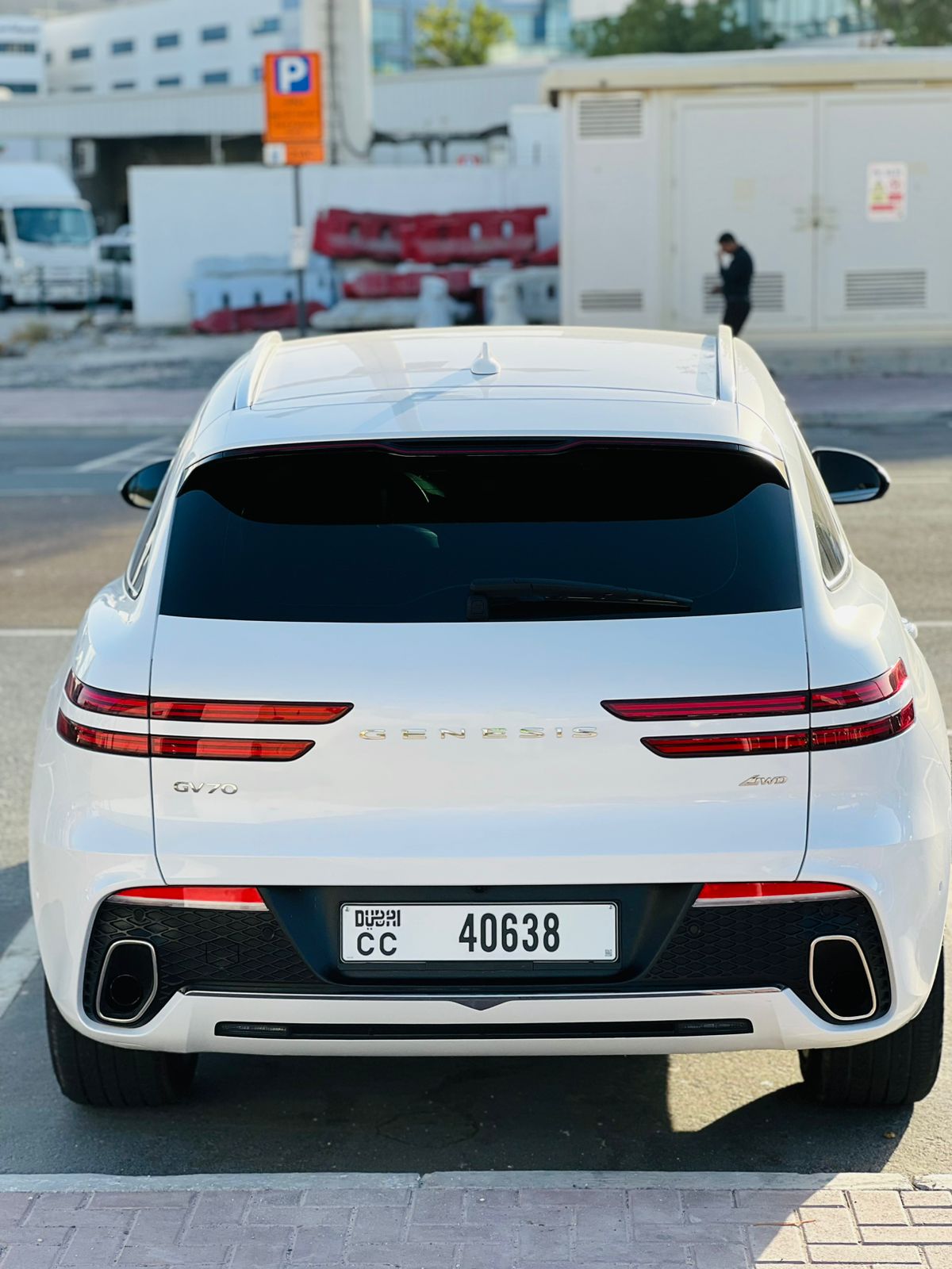 2024 Genesis GV70 White for Rent in Dubai photo 6
