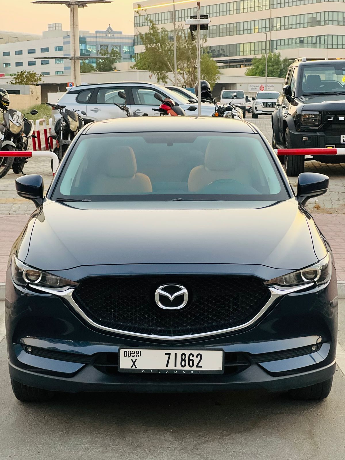 Rent a 2022 Mazda CX-5 Blue in Dubai photo 2