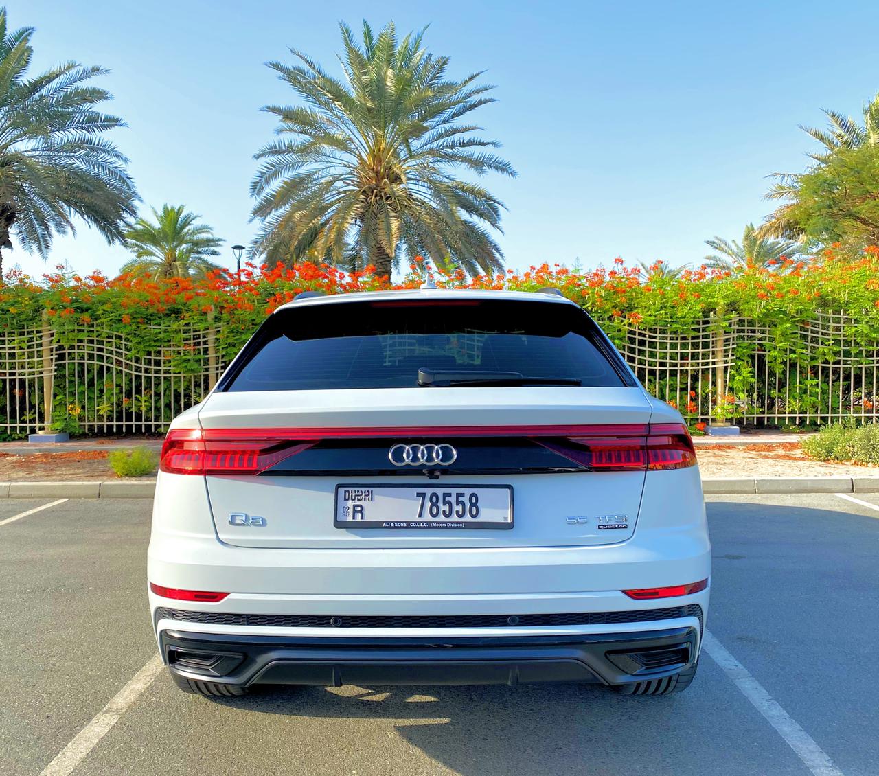 Rent 2022 Audi Q8 White in Dubai photo 6