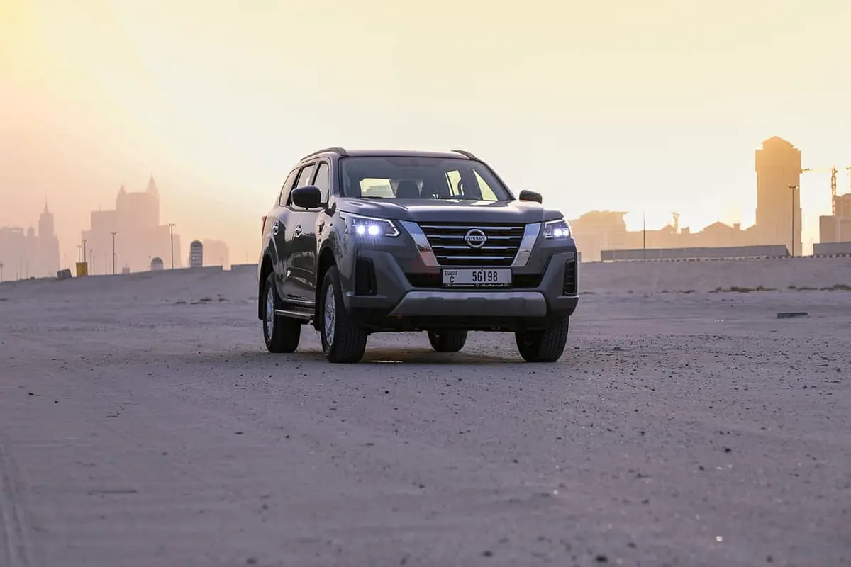 2021 Nissan Xterra Grey Rental in Dubai photo 6