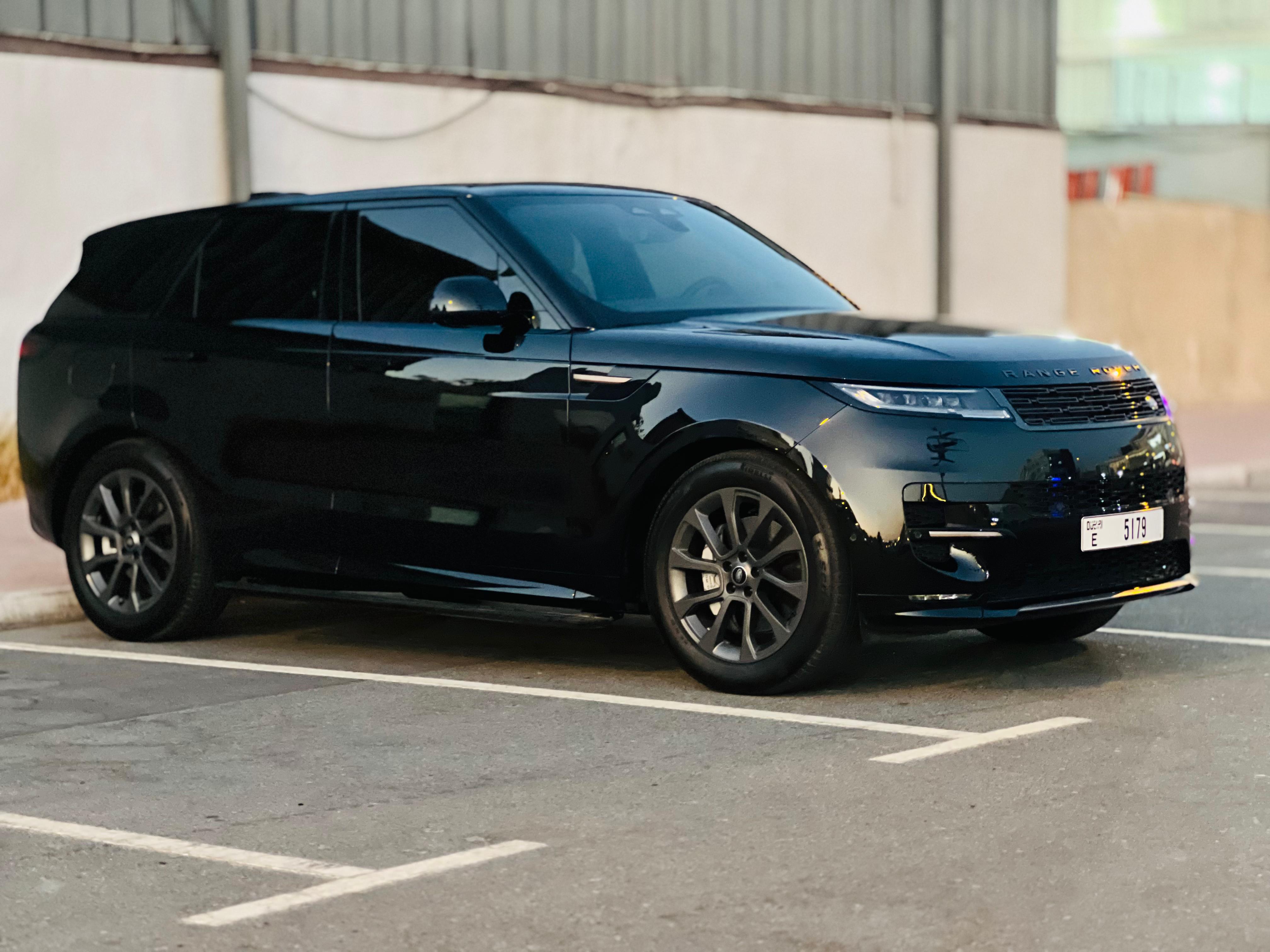Hire 2025 Land Rover Range Rover Sport Black in Dubai rental in Sheikh Zayed Road, Dubai
