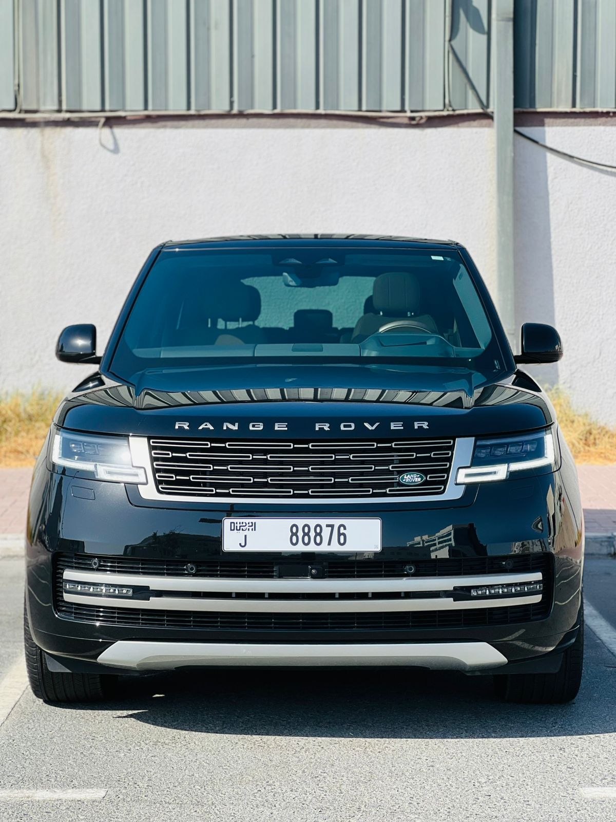 Rent a 2025 Land Rover Range Rover Vogue Black in Dubai rental in Sheikh Zayed Road, Dubai