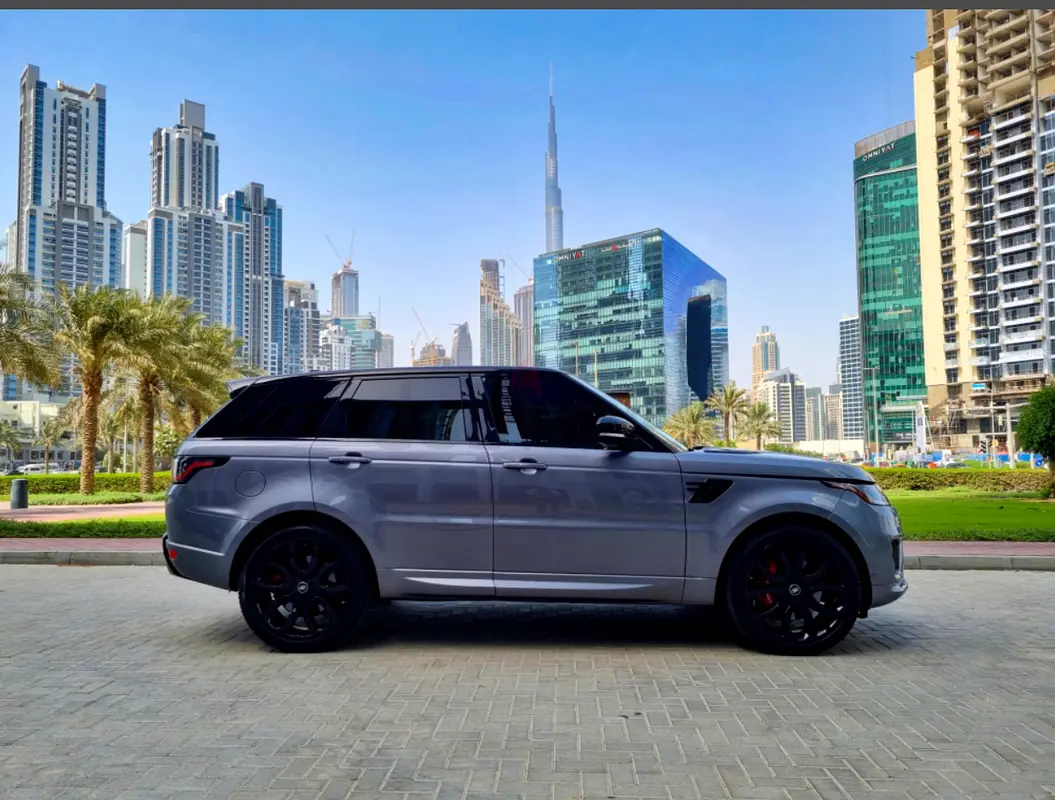 2020 Land Rover Range Rover Sport for Rent in Palm Jumeirah (Blue, Automatic, 5 Seater, AL QWA) photo 3
