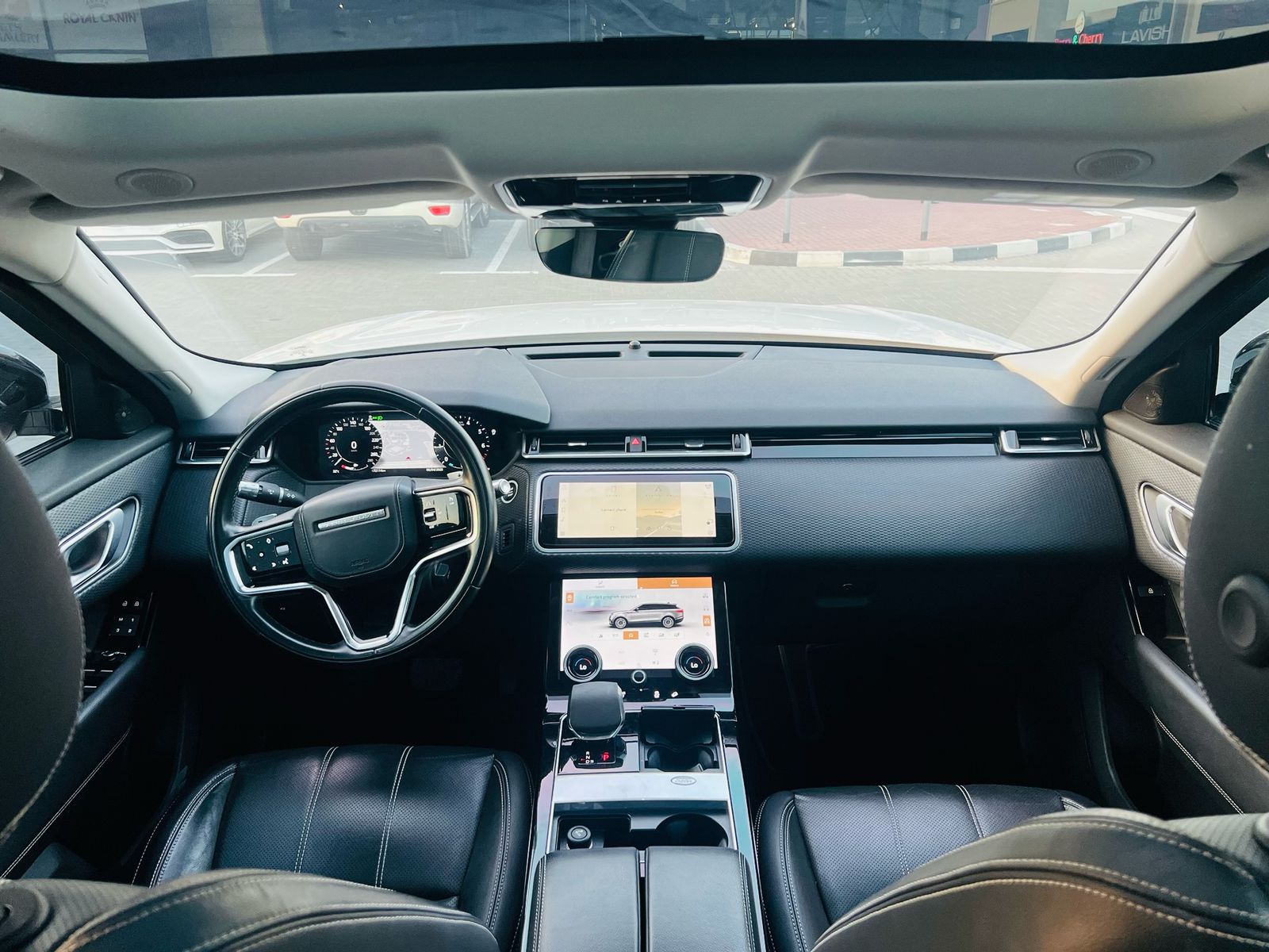2021 Land Rover Range Rover Velar White Rental in Dubai photo 3