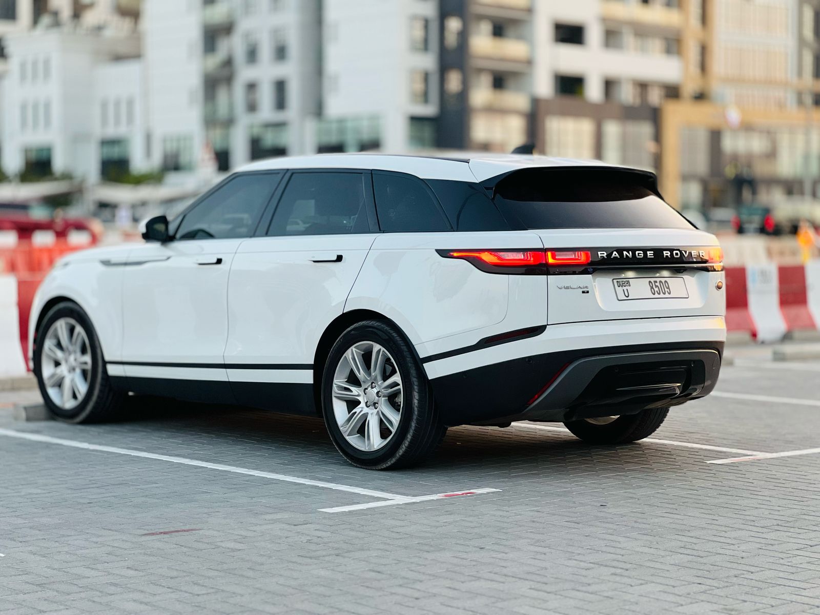 2021 Land Rover Range Rover Velar White Rental in Dubai photo 6