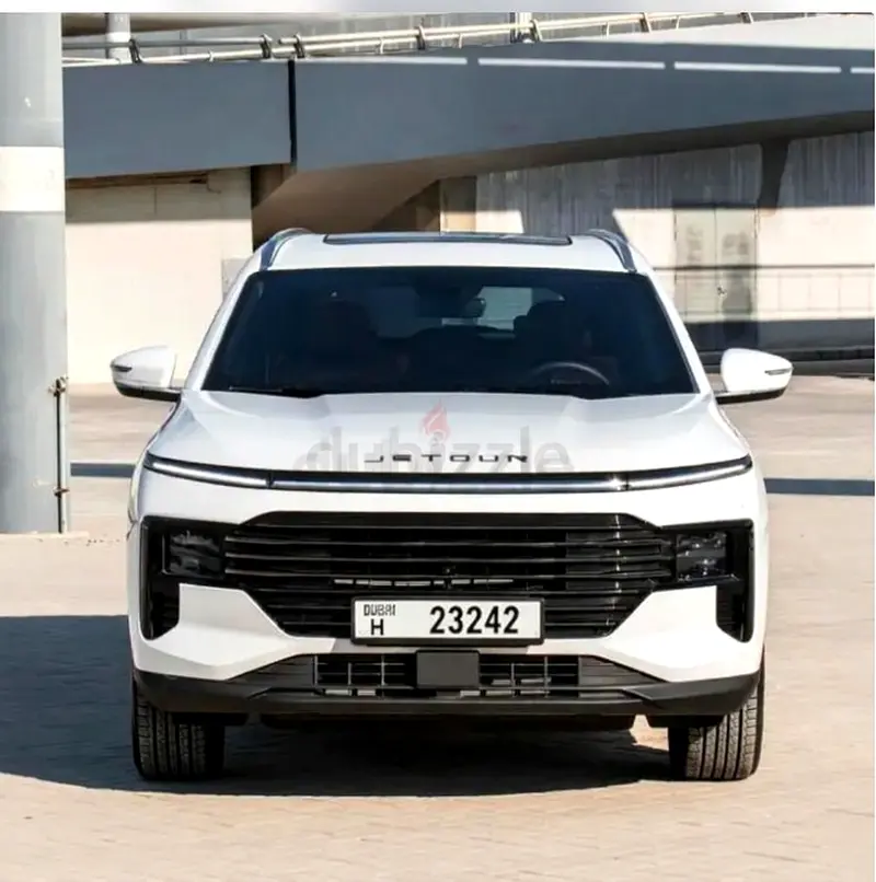 Hire 2026 Jetour X70 Plus in Al Quoz 4 (White, Automatic, 7 Seater, Speedy Machine) rental in Al Quoz 4, Dubai