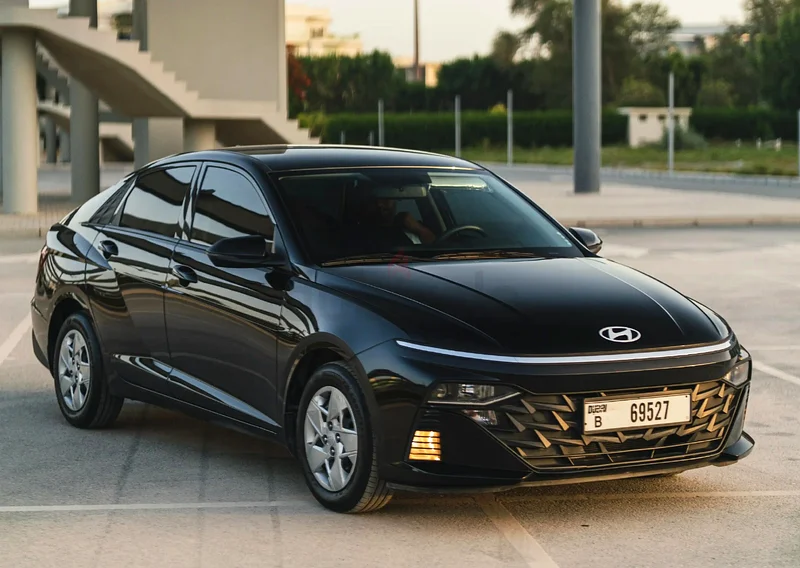 Hire 2025 Hyundai Accent in Al Quoz 4 rental in Al Quoz 4, Dubai