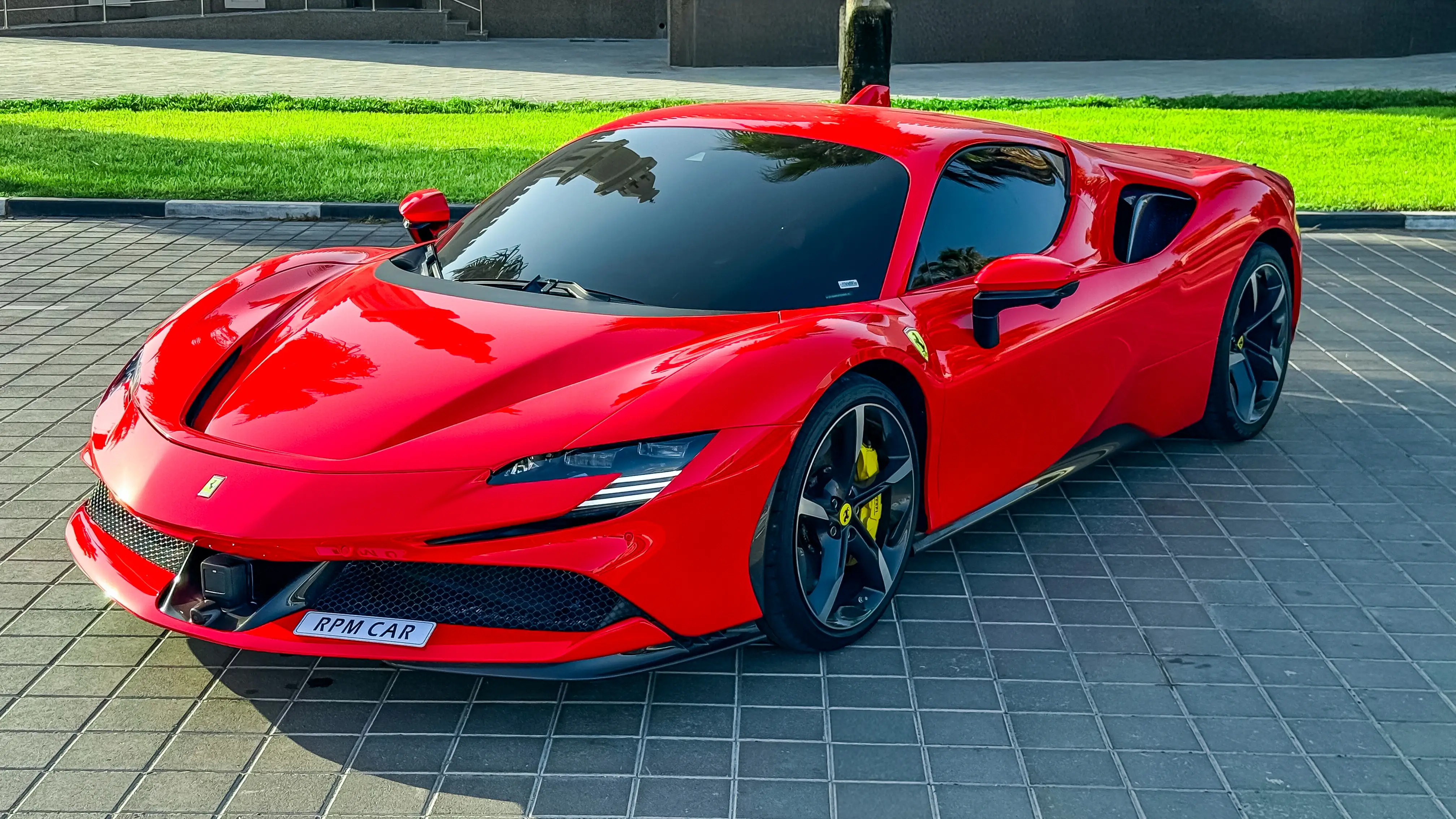 2024 Ferrari SF90 Stradale Red Rental in Dubai photo 2