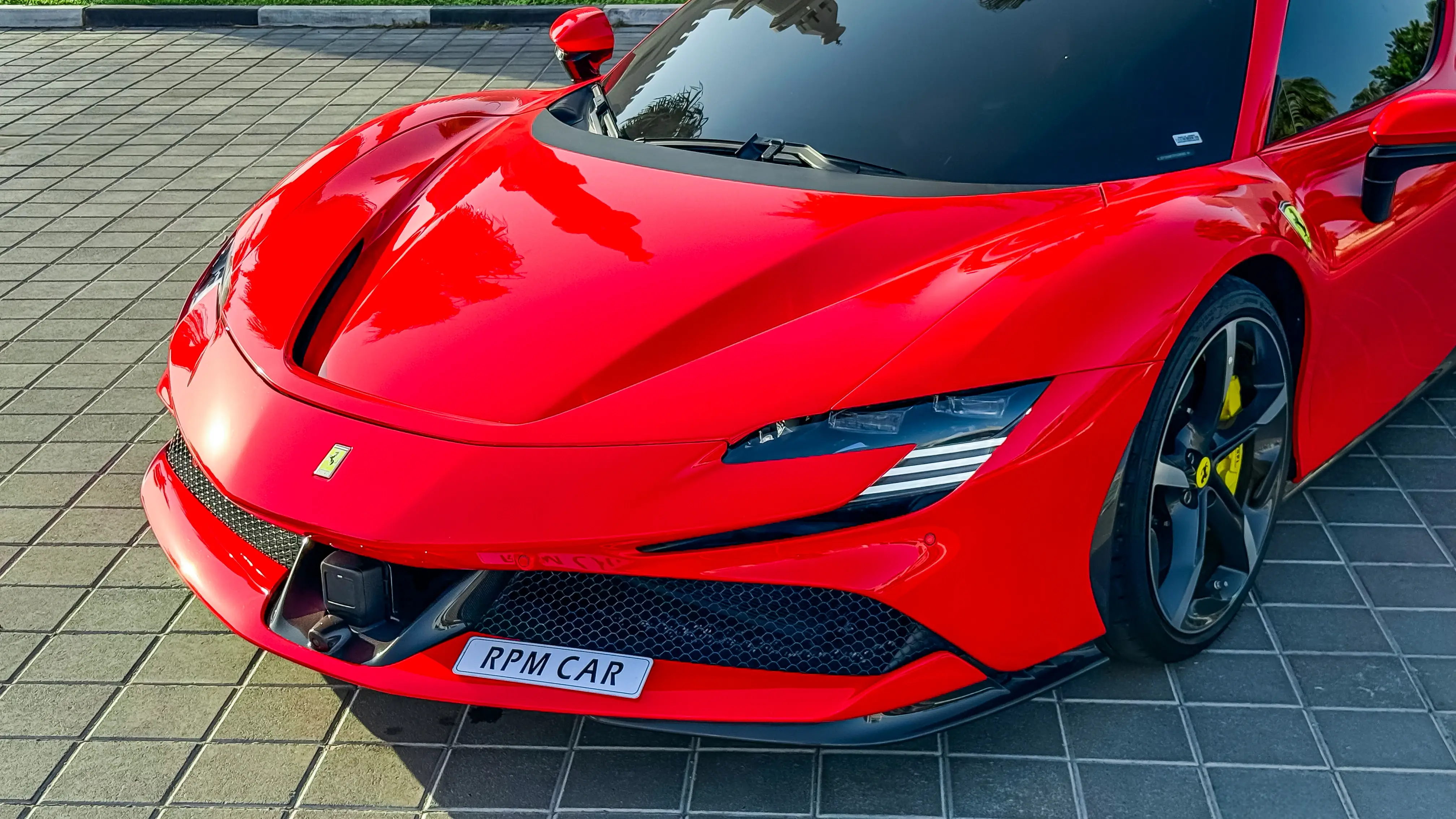 2024 Ferrari SF90 Stradale Red Rental in Dubai photo 3