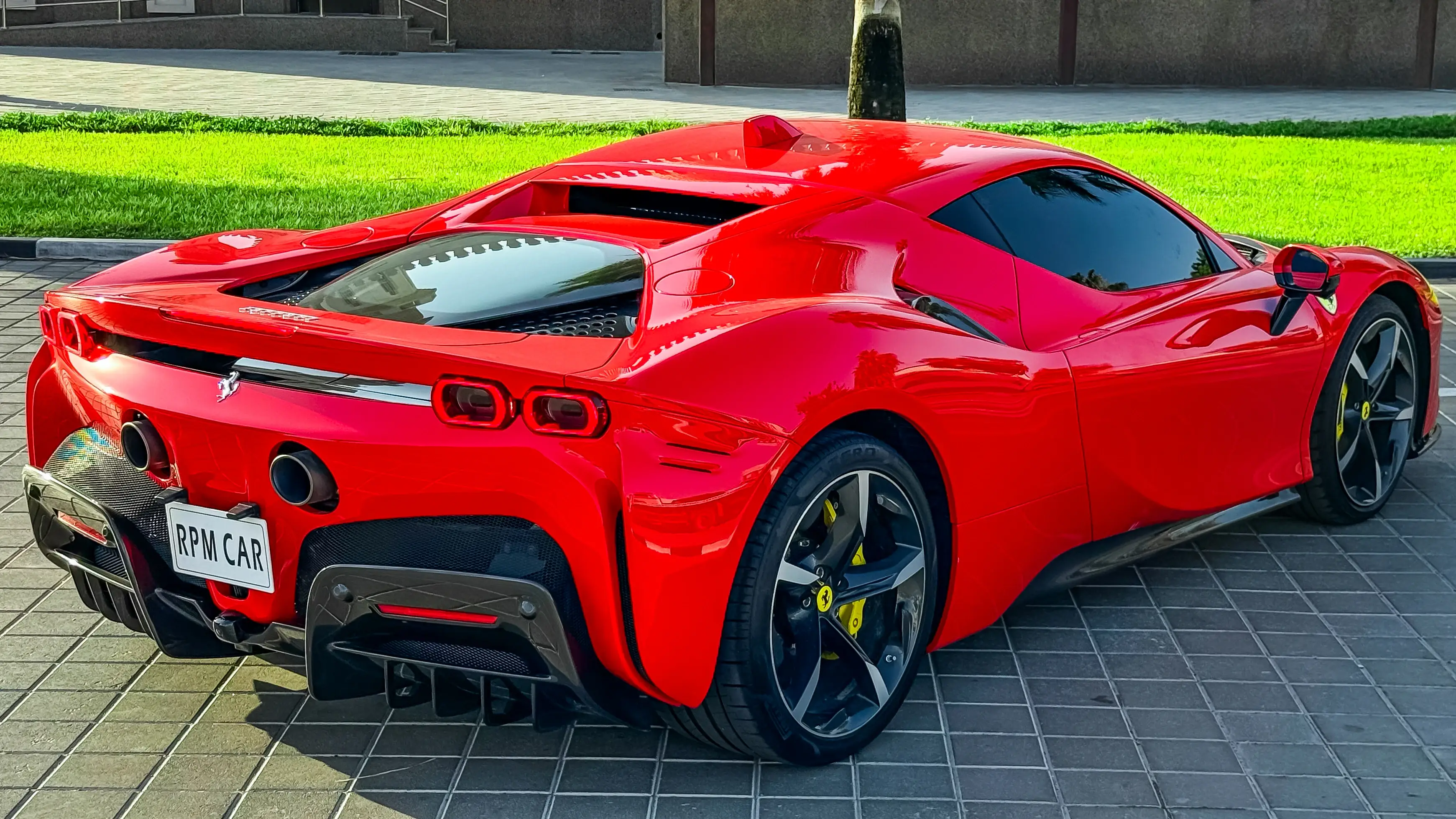 2024 Ferrari SF90 Stradale Red Rental in Dubai photo 5