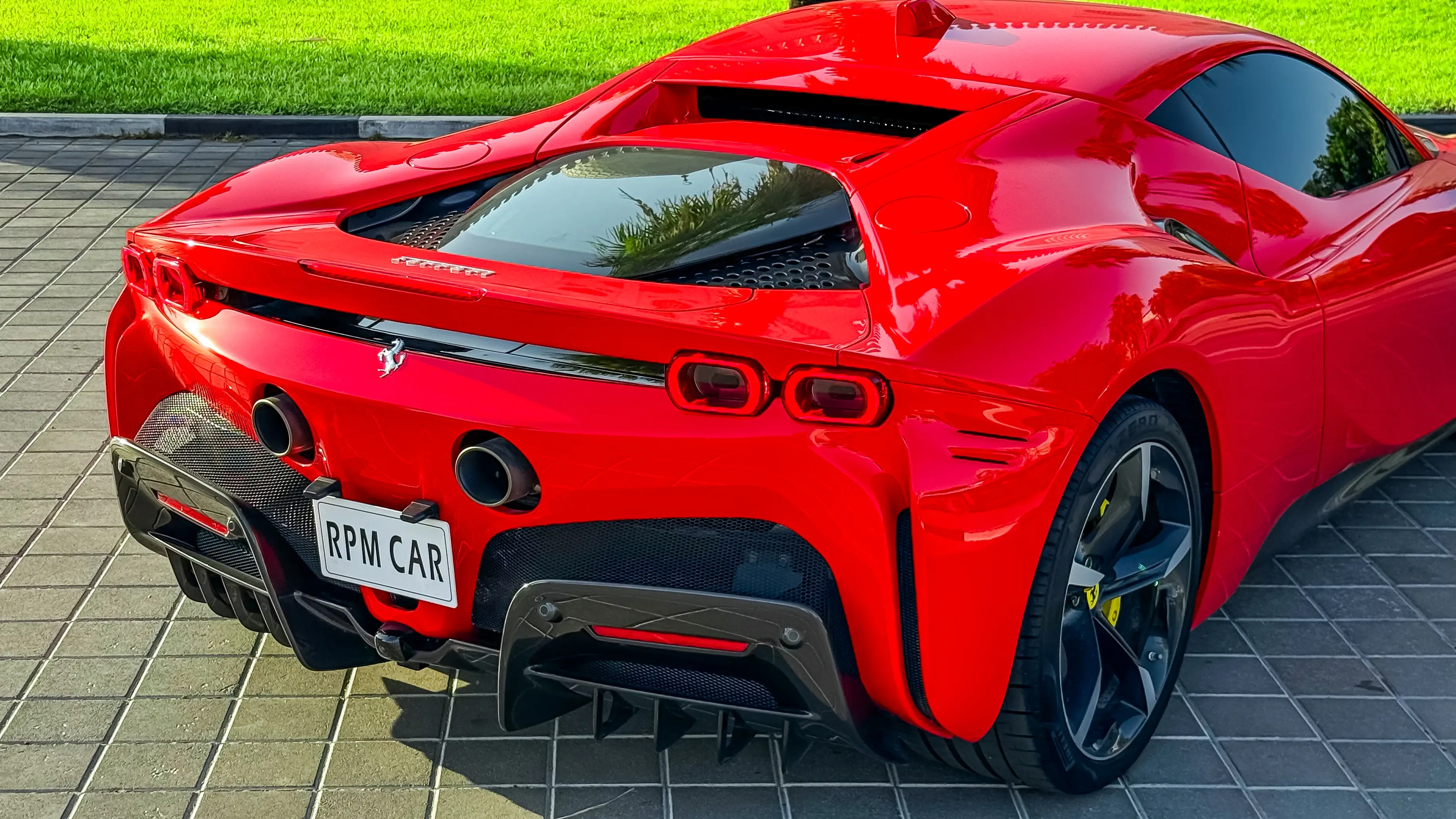 2024 Ferrari SF90 Stradale Red Rental in Dubai photo 6