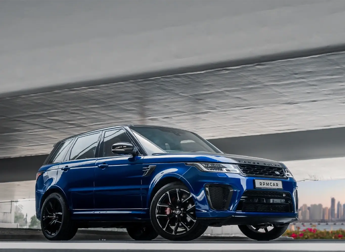 2022 Land Rover Range Rover Sport SVR Blue for Rent in Dubai photo 5