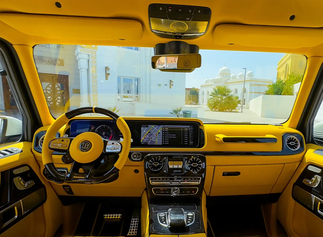Rent 2022 Mercedes-Benz G63 Brabus 800 White in Dubai photo 4