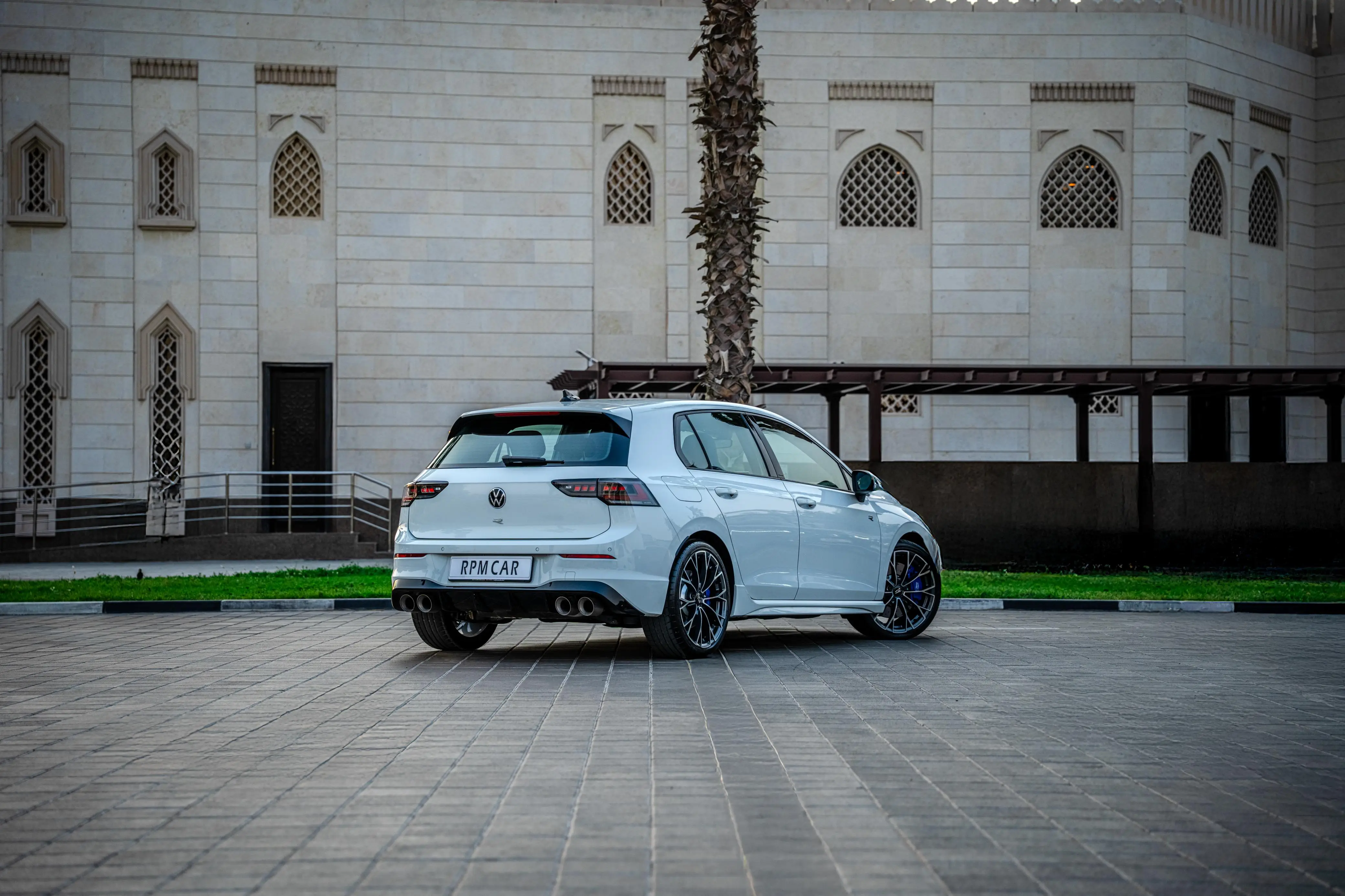 2025 Volkswagen Golf R White for Rent in Dubai photo 2