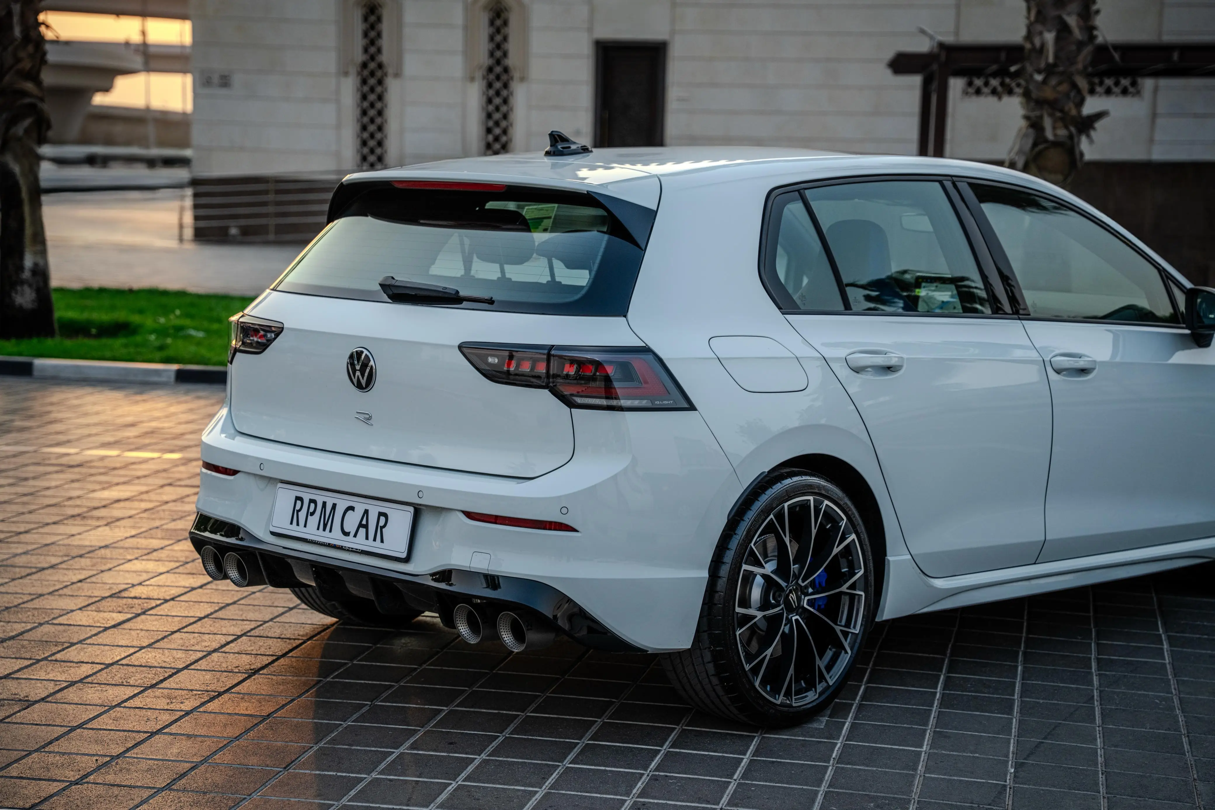 2025 Volkswagen Golf R White for Rent in Dubai photo 3