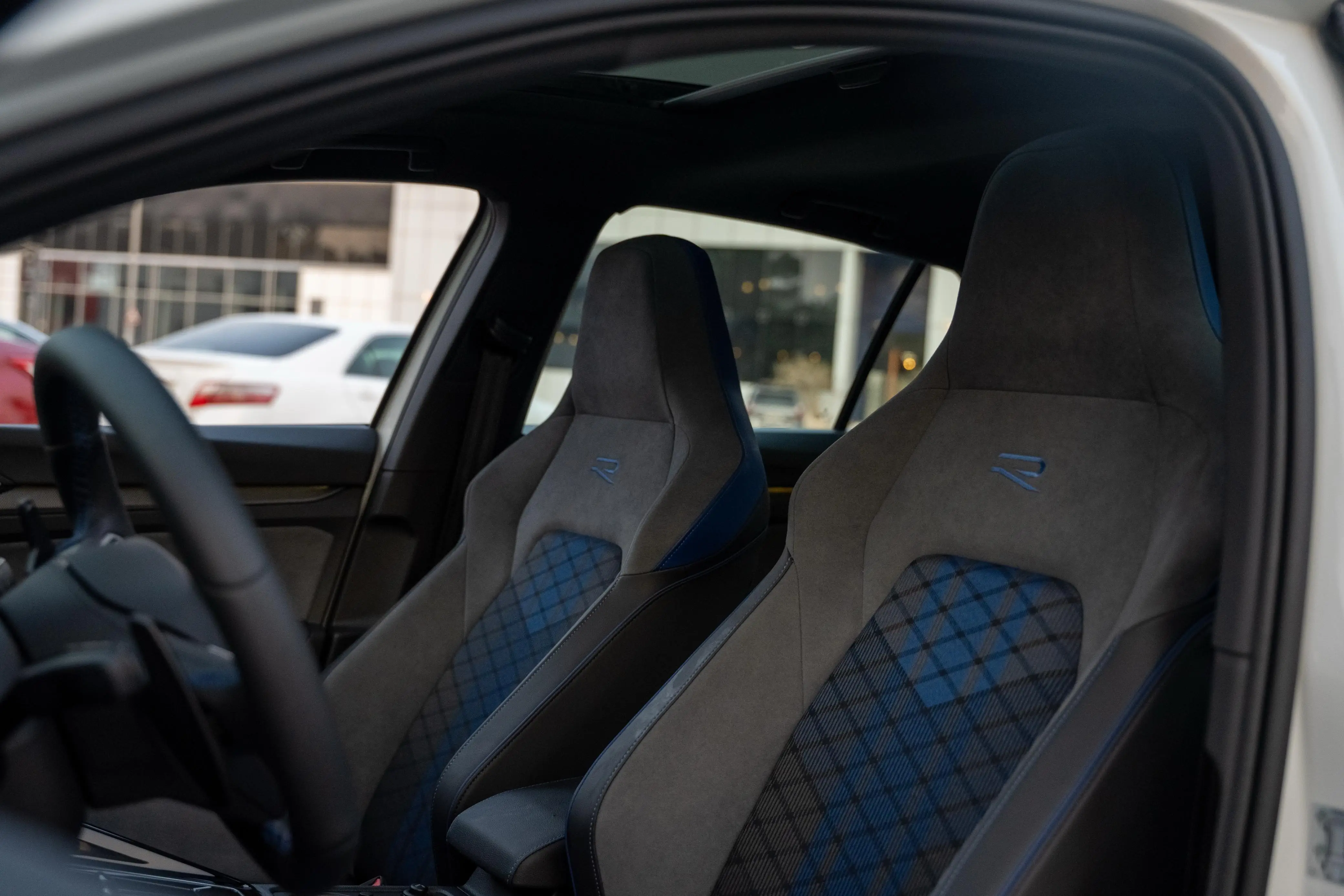 2025 Volkswagen Golf R White for Rent in Dubai photo 4