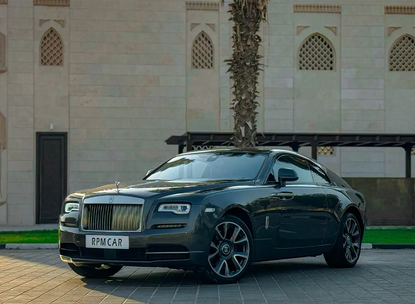 Rent a 2021 Rolls-Royce Wraith Grey in Dubai rental in Al Quoz 3, Dubai
