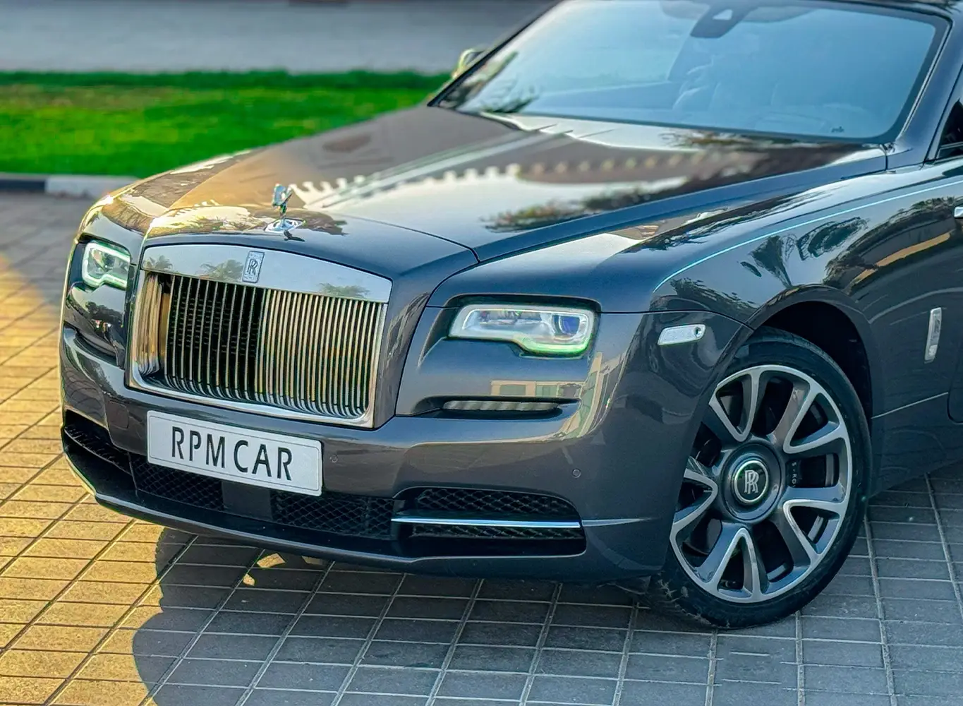 Rent a 2021 Rolls-Royce Wraith Grey in Dubai photo 2