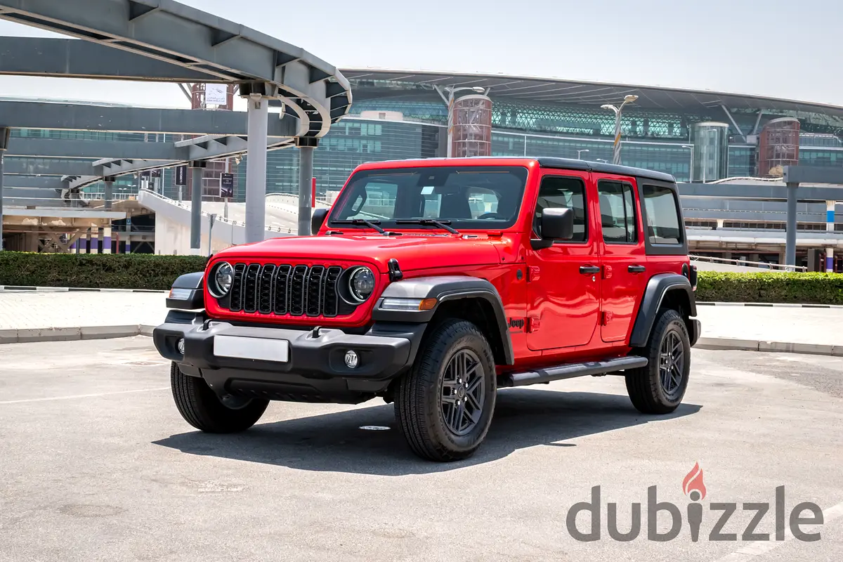 2024 Jeep Wrangler for Rent in Downtown Dubai (Red, 4 Seater) rental in Downtown Dubai, Dubai