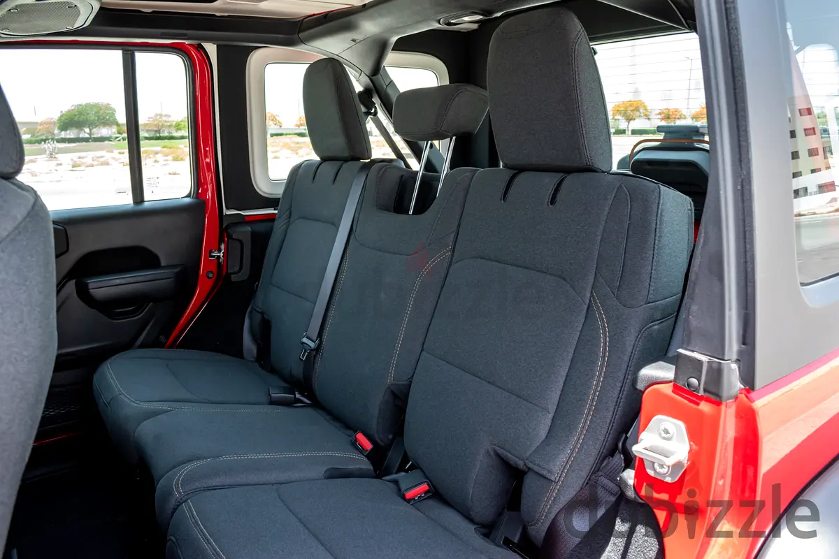 2024 Jeep Wrangler for Rent in Downtown Dubai (Red, 4 Seater) photo 10