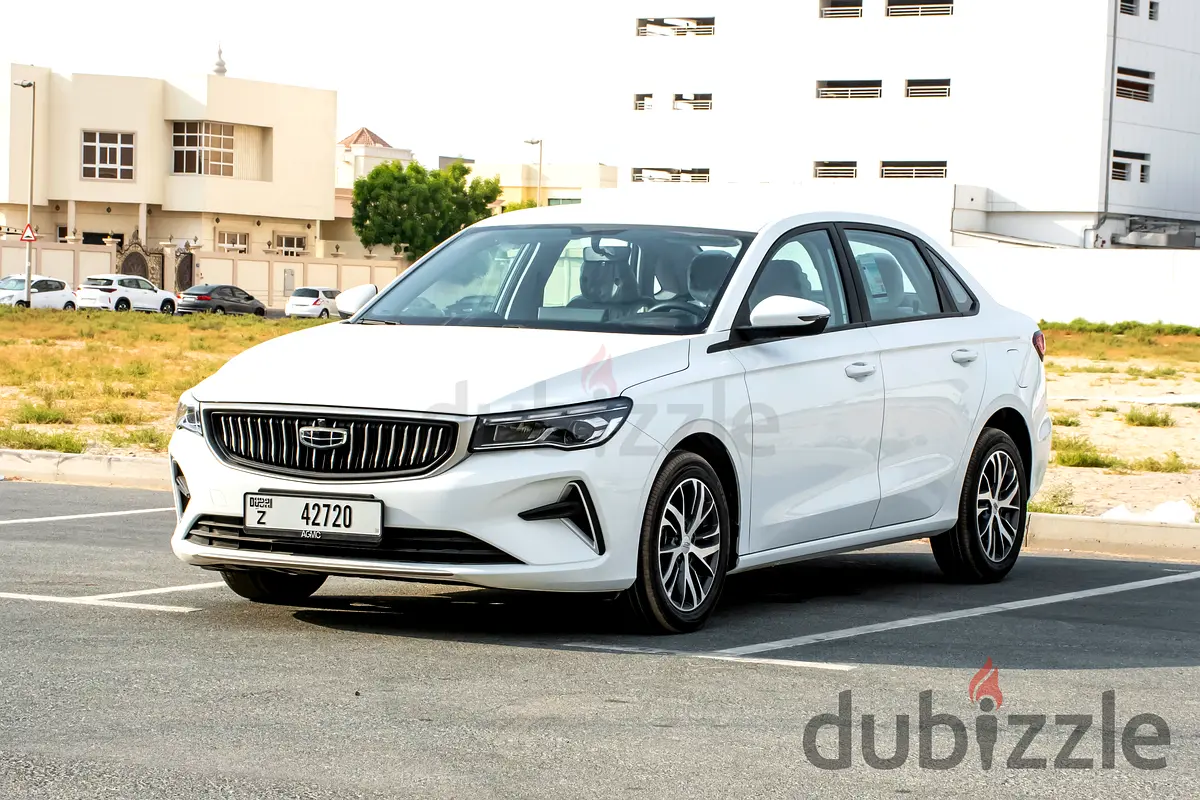 Hire 2026 Geely Emgrand in Downtown Dubai photo 2