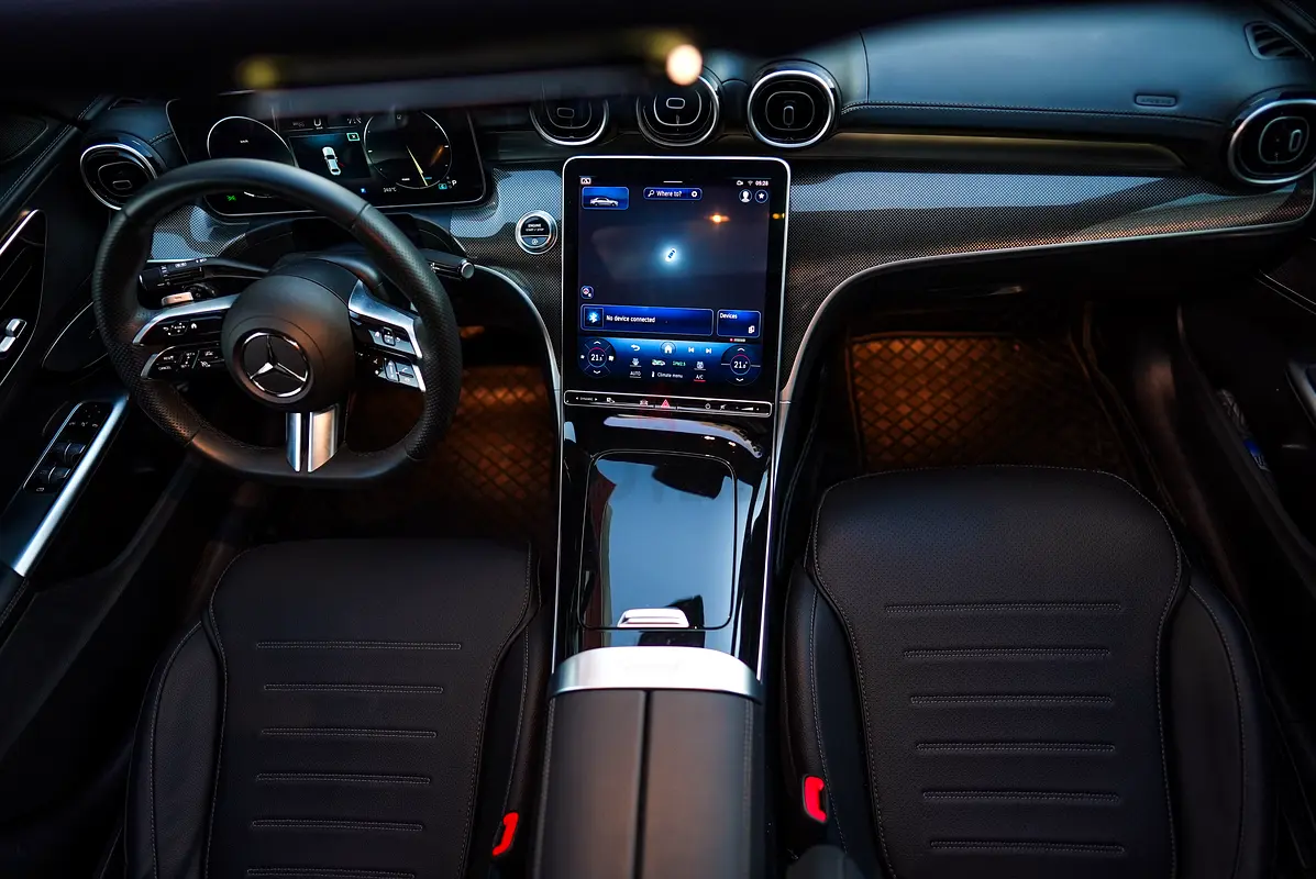 2024 Mercedes-Benz C-Class for Rent in Al Jaddaf (White) photo 5