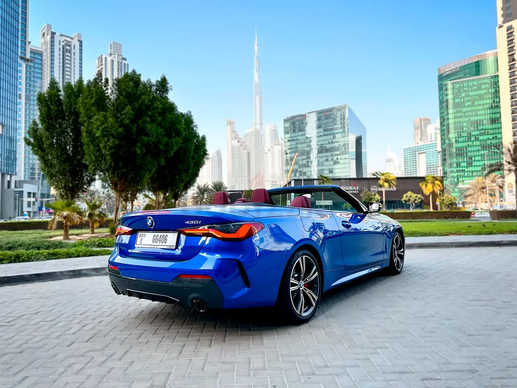 2024 BMW 4-Series for Rent in Jumeirah Lake Towers (JLT) (Blue) photo 3