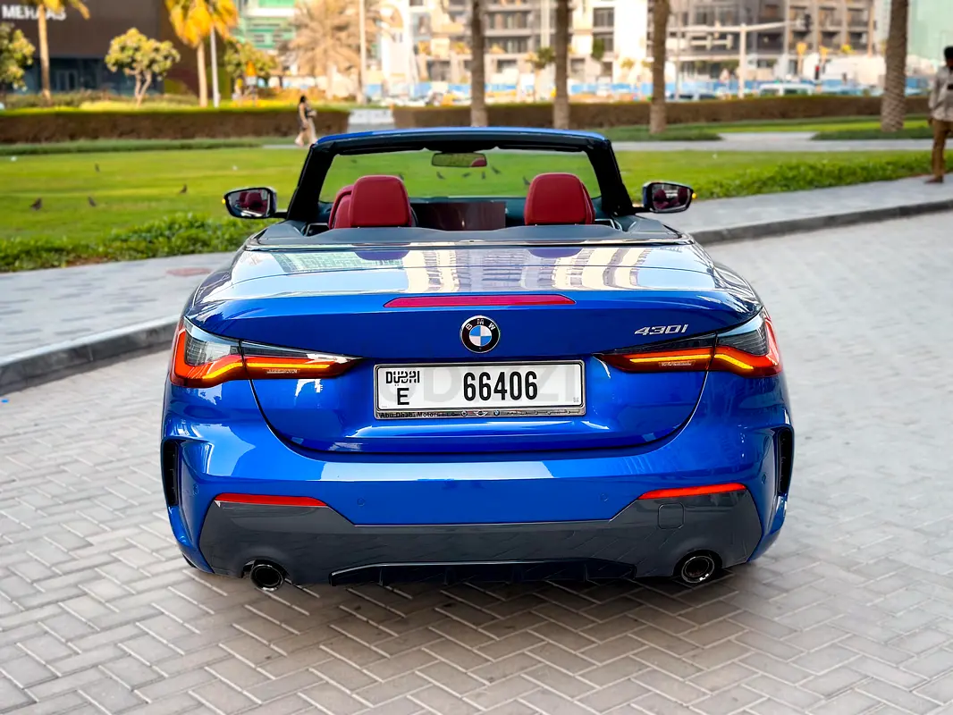 2024 BMW 4-Series for Rent in Jumeirah Lake Towers (JLT) (Blue) photo 4