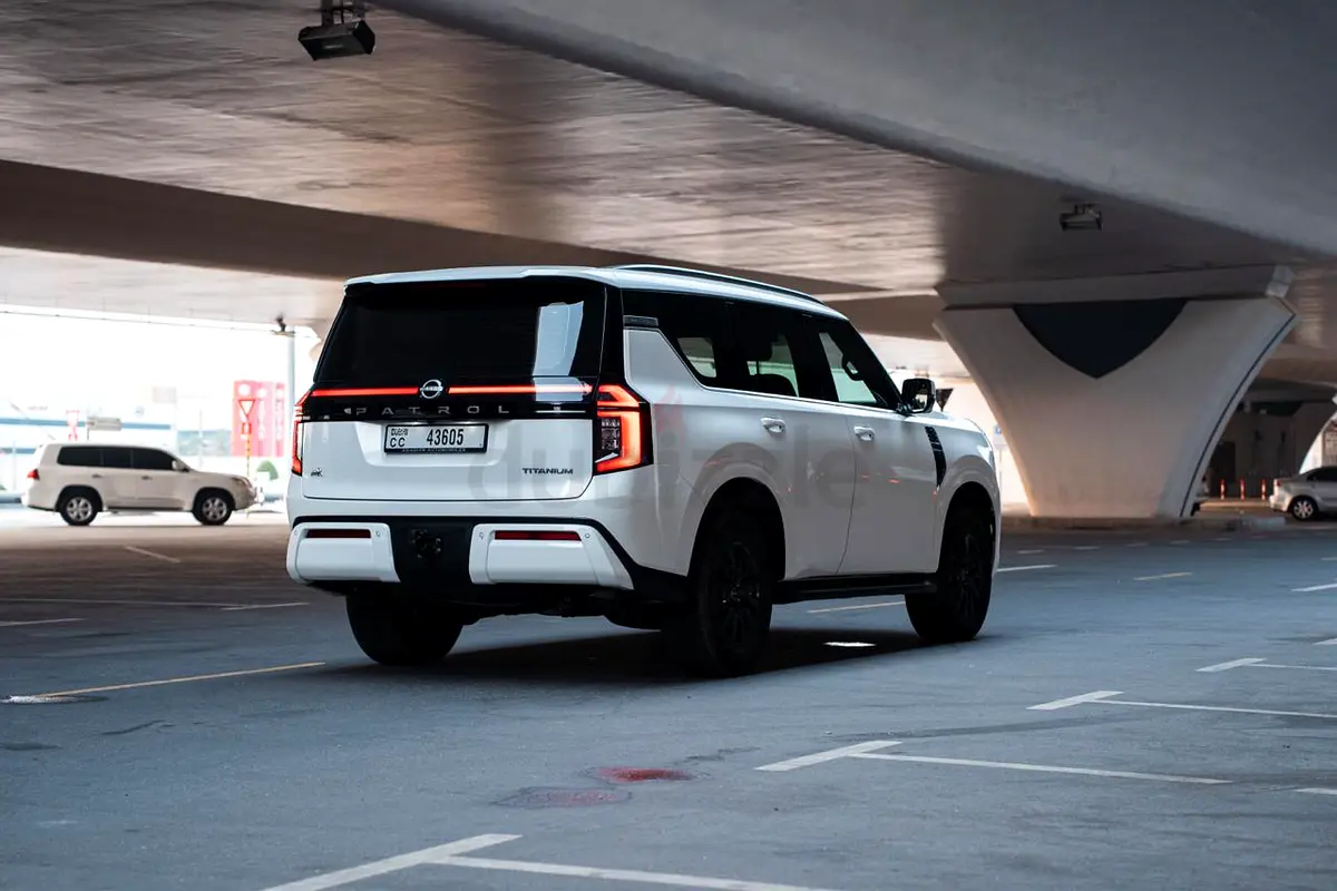2025 Nissan Patrol for Rent in Business Bay (White) photo 4