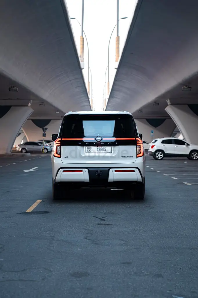 2025 Nissan Patrol for Rent in Business Bay (White) photo 5