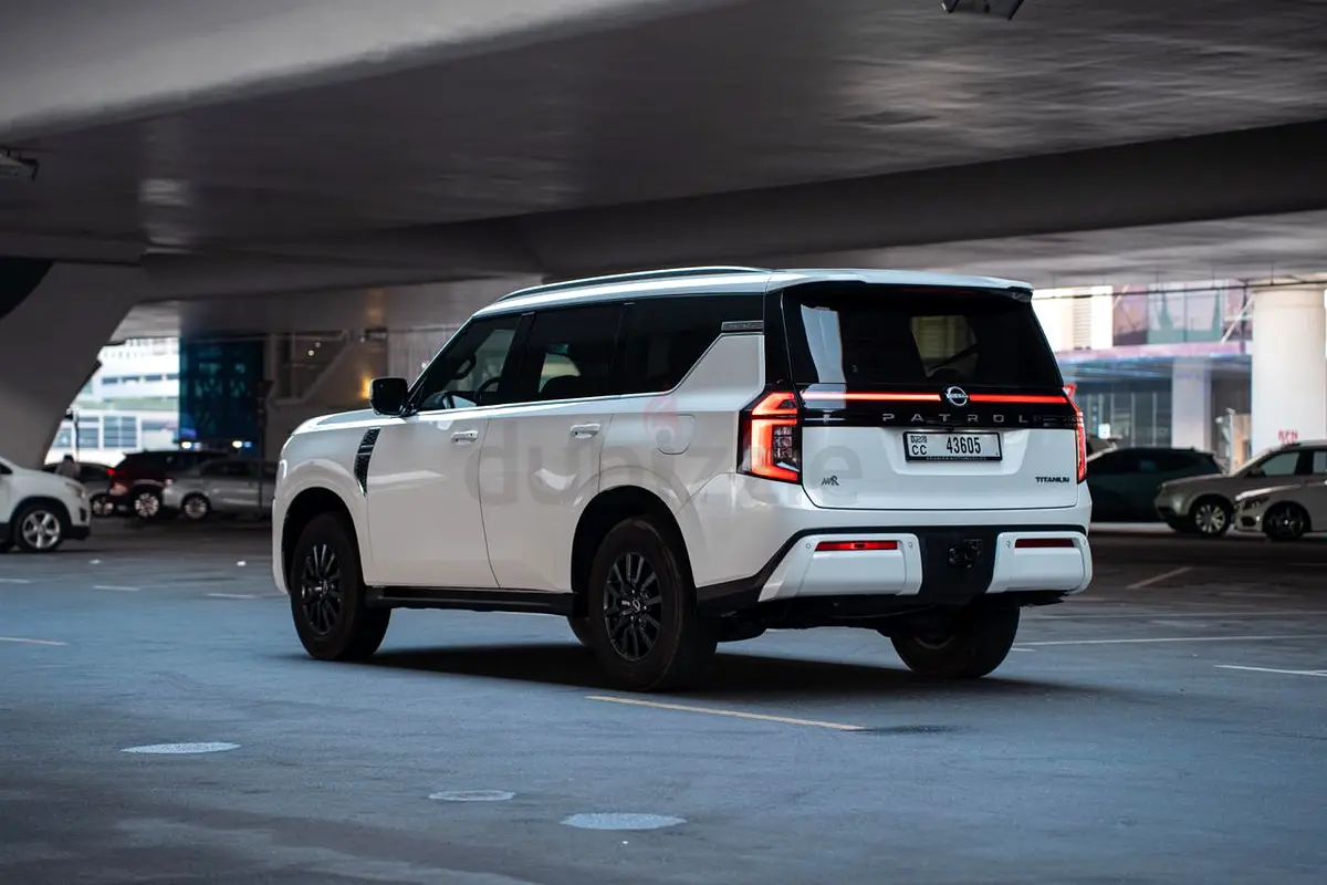2025 Nissan Patrol for Rent in Business Bay (White) photo 6