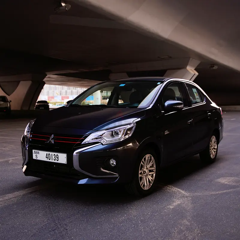 2025 Mitsubishi Attrage for Rent in Jumeirah Lake Towers (JLT) (Grey) photo 2