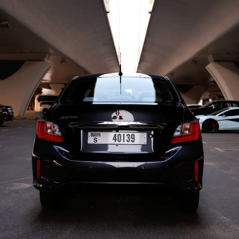 2025 Mitsubishi Attrage for Rent in Jumeirah Lake Towers (JLT) (Grey) photo 4