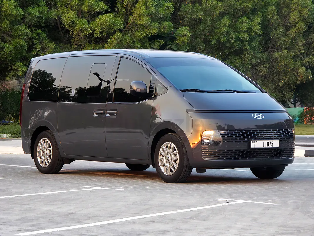 2026 Hyundai Staria for Rent in Al Mamzar Front photo 3