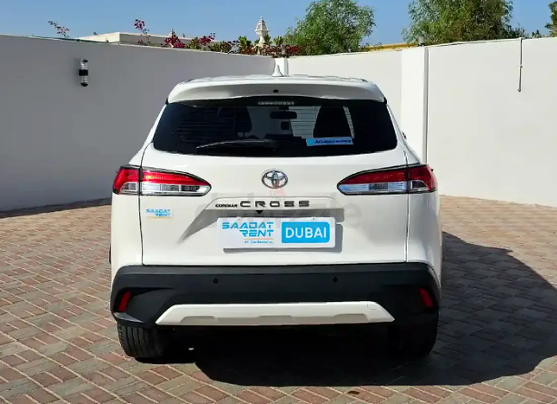 2025 Toyota Corolla Cross for Rent in Al Rashidiya (White, Automatic, 5 Seater, AL ROOYA) photo 2