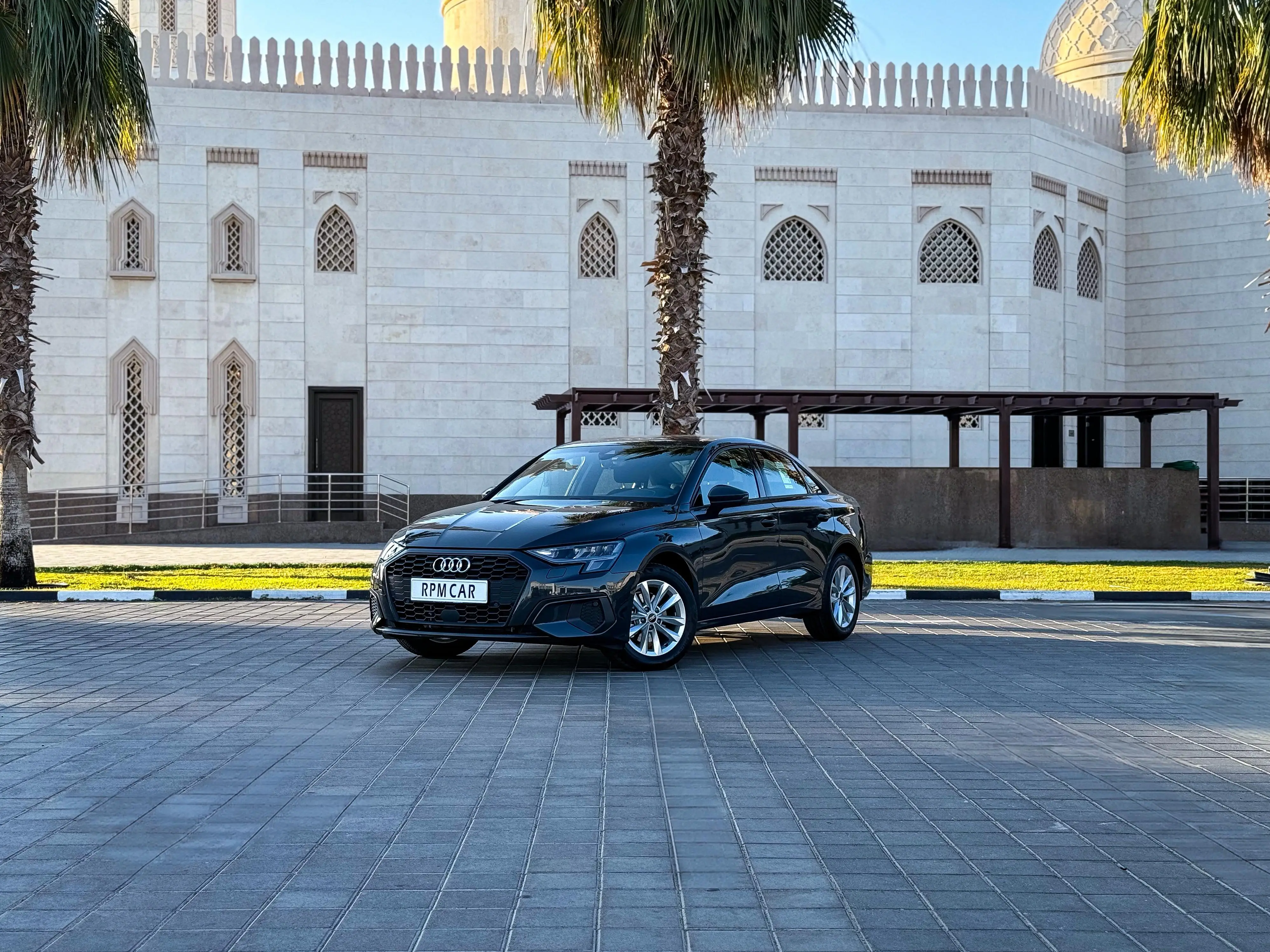Rent a 2025 Audi A3 Black in Dubai rental in Al Quoz 3, Dubai