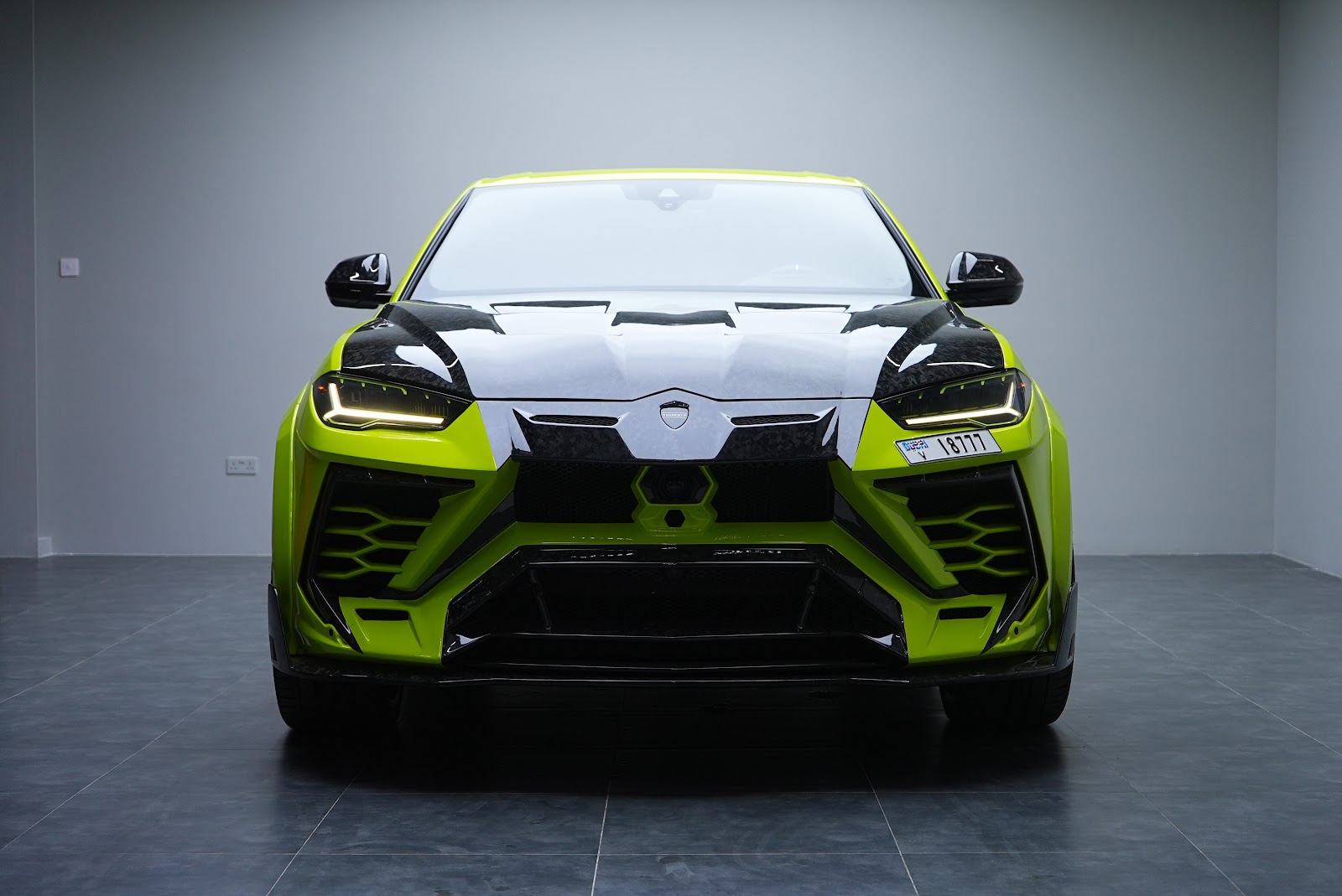 Rent Lamborghini Urus Mansory in Dubai (Green) rental in Dubai
