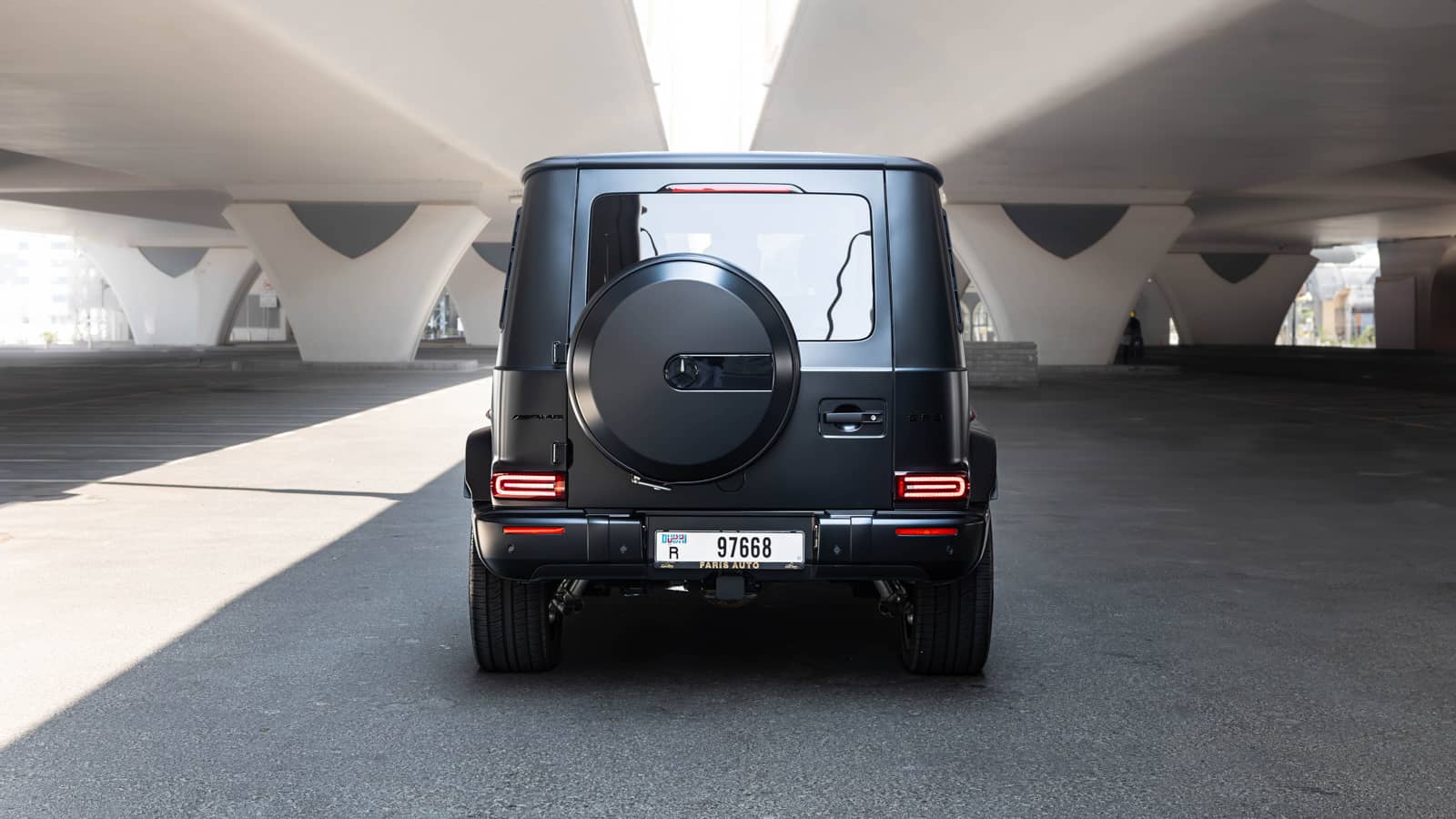 Rent Mercedes-Benz G63 in Dubai (Black Matte) photo 5