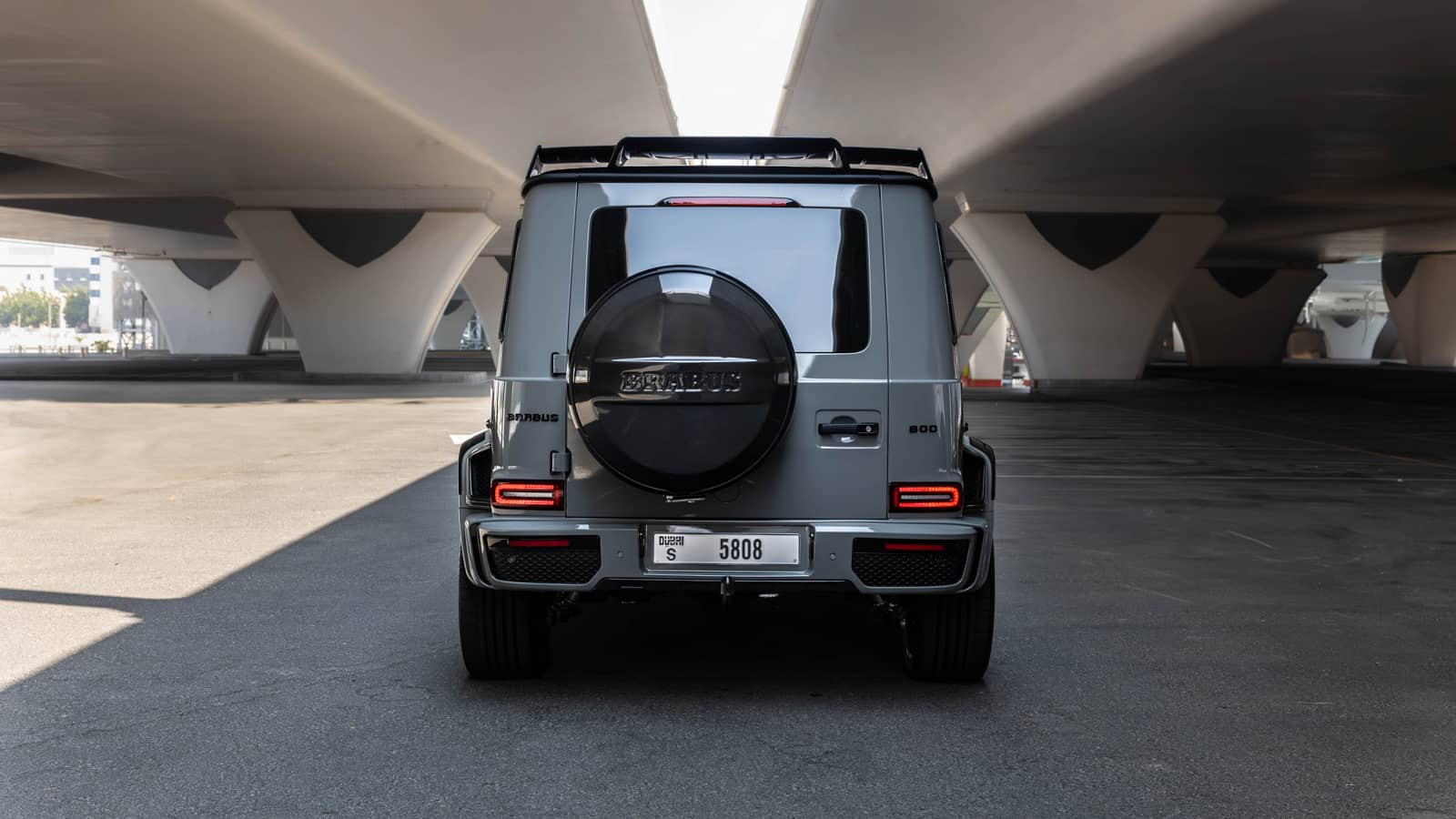 Rent Mercedes-Benz G800 Brabus in Dubai (Gray) photo 5