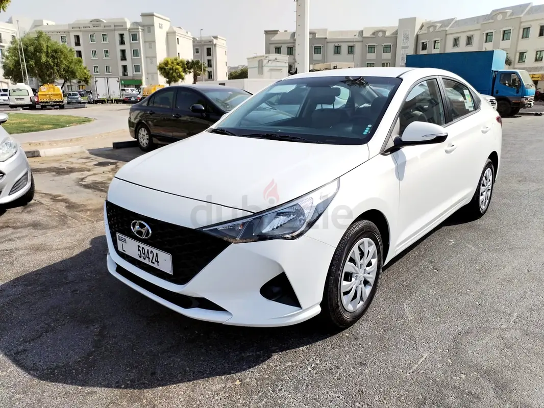Rent a 2023 Hyundai Accent in International City rental in International City, Dubai