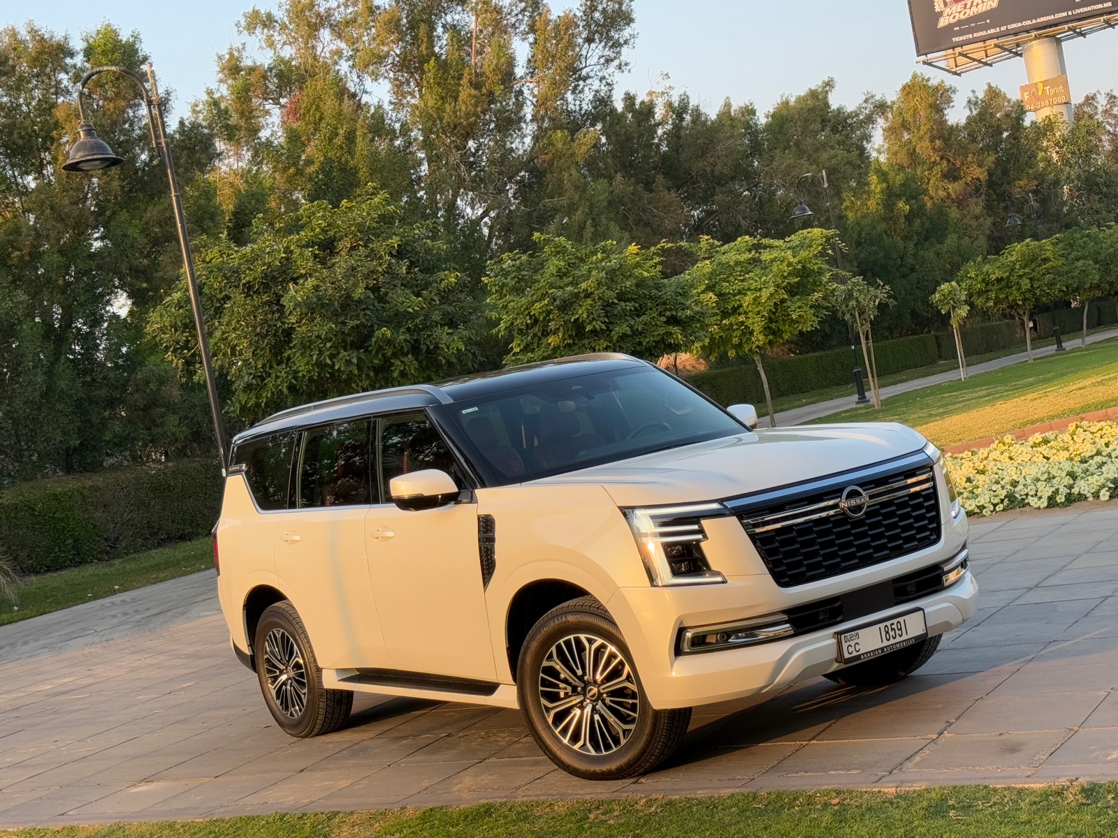 Rent 2025 Nissan Patrol Platinum in Dubai rental in Dubai