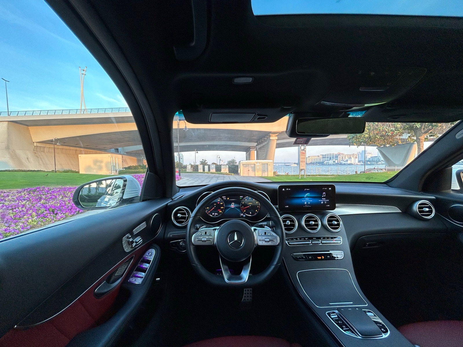 Mercedes-Benz GLC 300 AMG Rental in Dubai photo 7