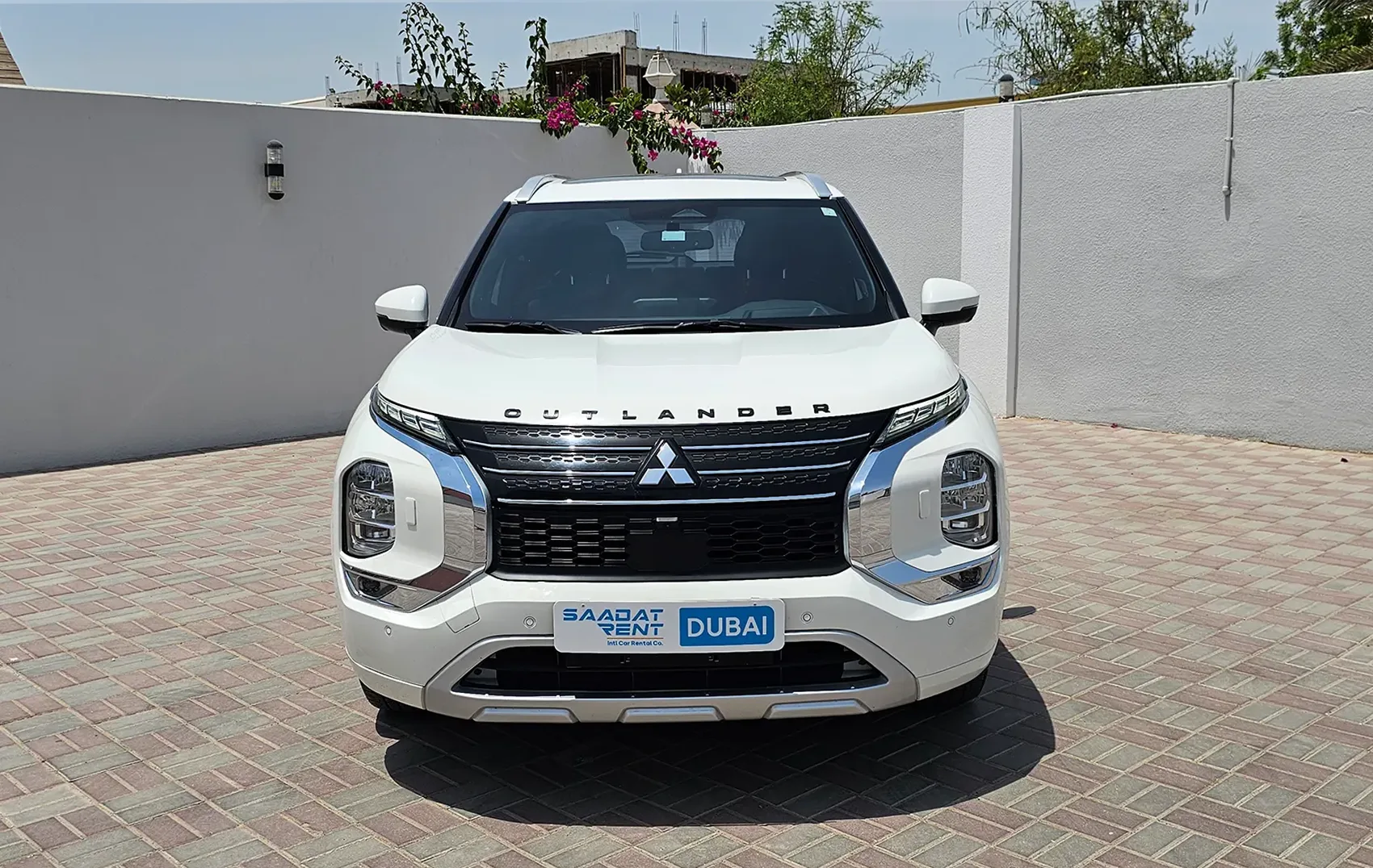 Rent a 2024 Mitsubishi Outlander White in Dubai
