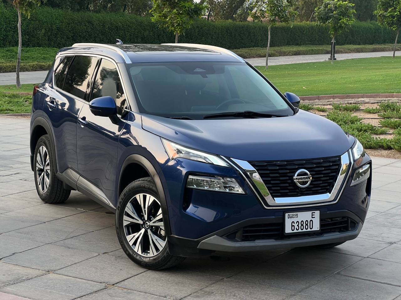 Hire Nissan X-Trail in Dubai (Blue, Automatic, VERONA A) rental in Dubai