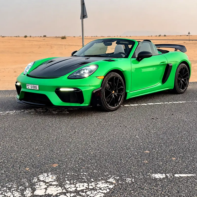 Hire 2024 Porsche Boxster in Al Quoz 4 rental in Al Quoz 4, Dubai