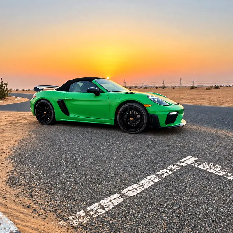 Hire 2024 Porsche Boxster in Al Quoz 4 photo 2